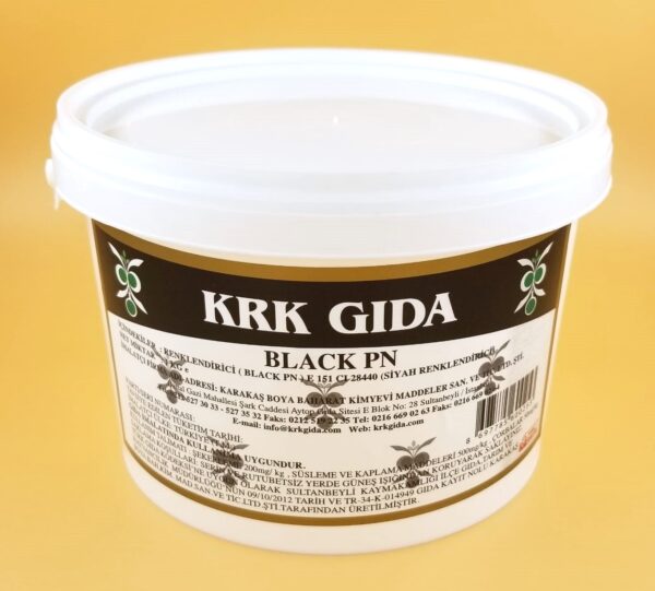 KRK GIDA RENKLENDİRİCİ SİYAH (BLACK PN) (E 151) 1KG