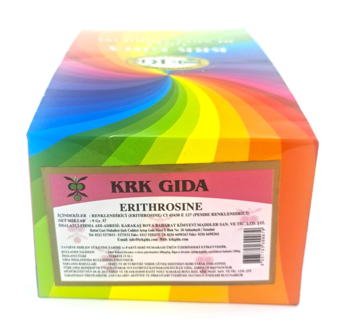 KRK GIDA RENKLENDİRİCİ PEMBE (ERYTHROSINE) (E 127) 9GR-48 ADET - Görsel 1