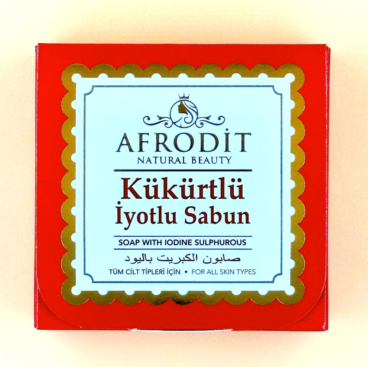 AFRODİT KÜKÜRTLÜ İYOTLU SABUN - Görsel 1