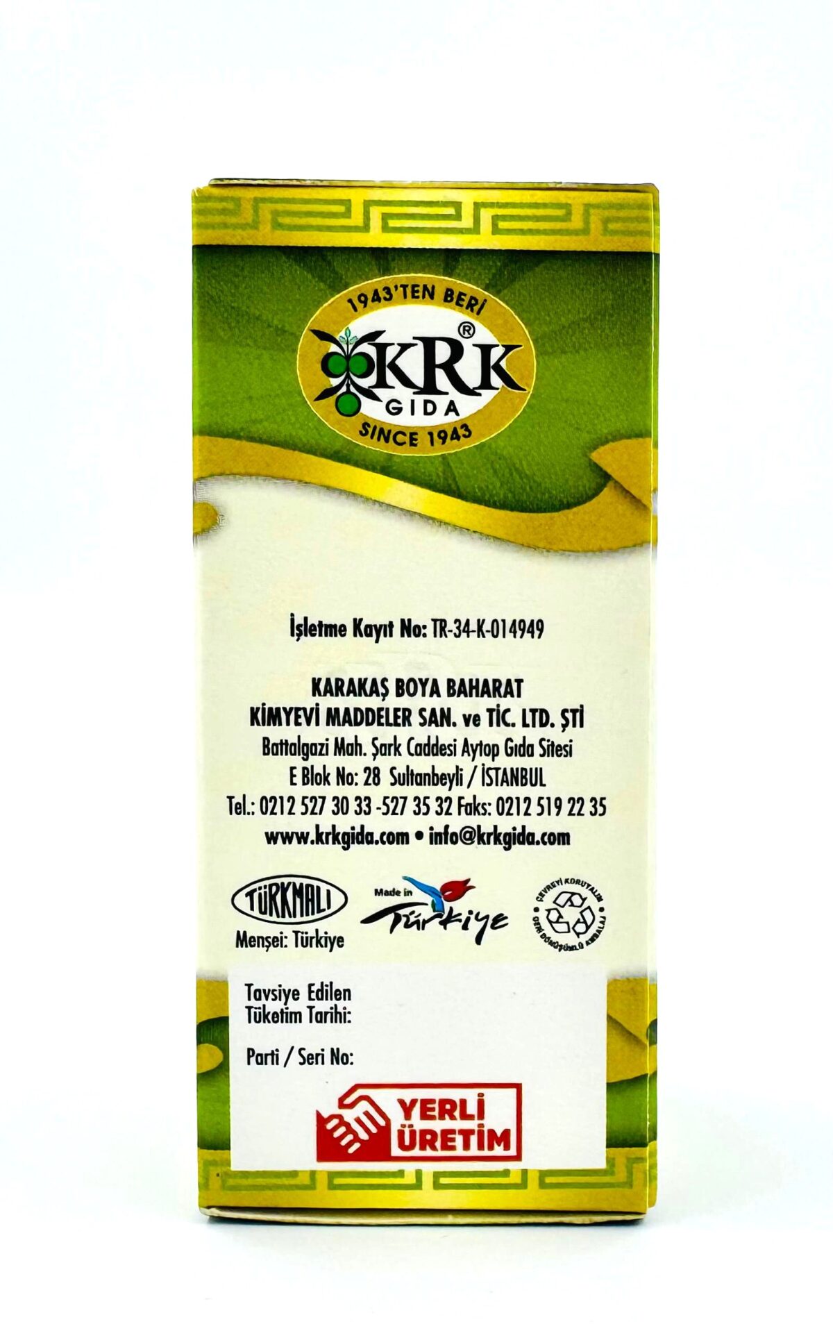 KRK GIDA ÜZÜM AROMASI 20CC - Görsel 3