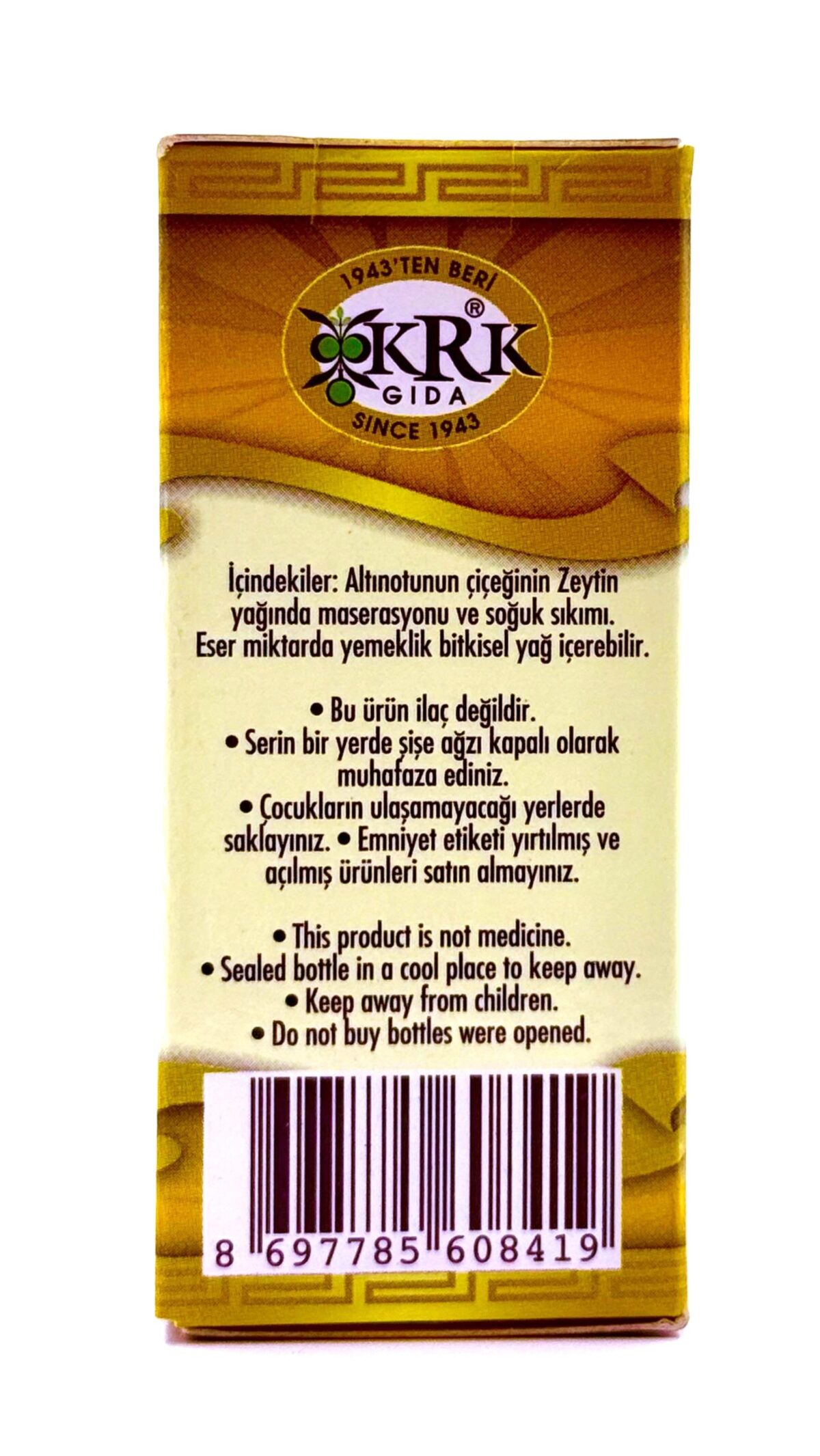 KRK GIDA ALTIN OTU (ÖLMEZ ÇİÇEK) YAĞI 20CC - Görsel 4