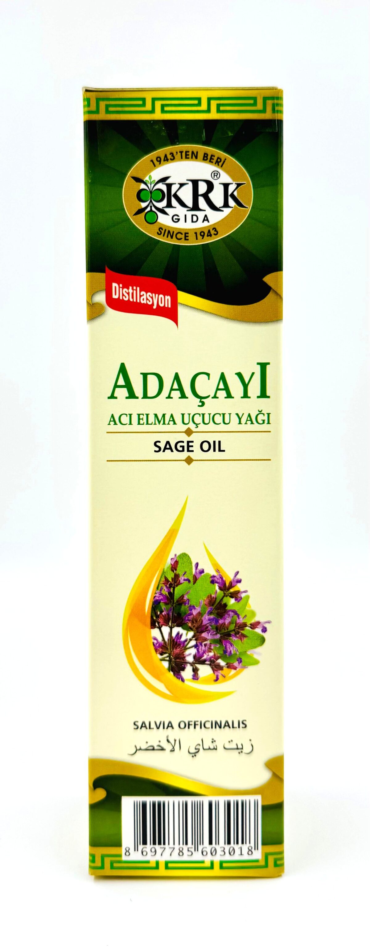 KRK GIDA ADAÇAYI (ACI ELMA) UÇUCU YAĞI 250CC - Görsel 2