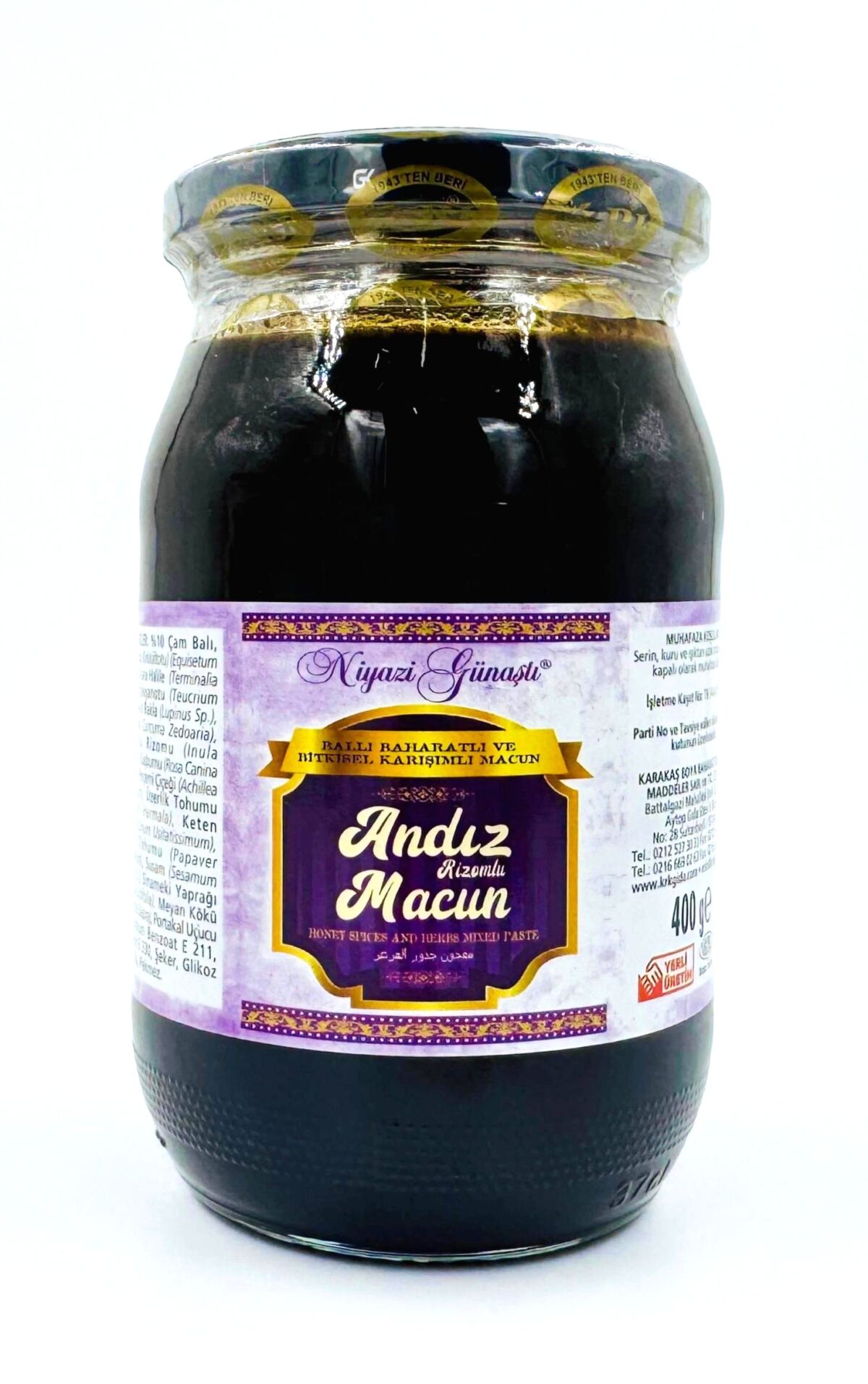 KRK GIDA ANDIZ RİZOMLU MACUN - Görsel 2
