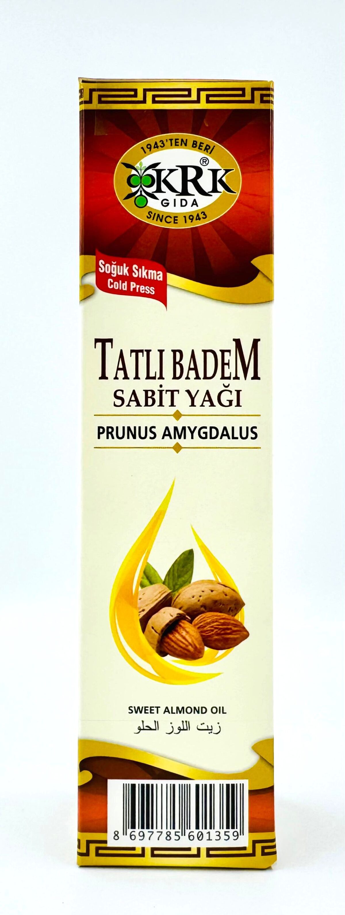 KRK GIDA TATLI BADEM YAĞI 250CC - Görsel 3