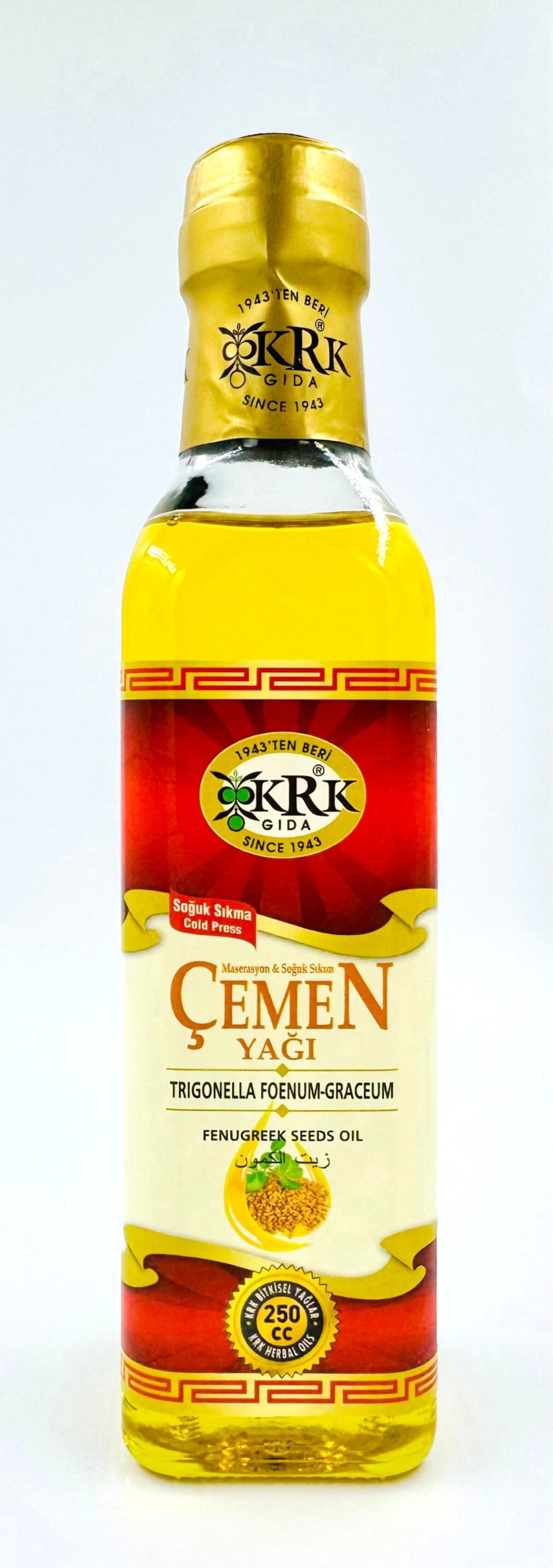 KRK GIDA ÇEMEN TOHUMU YAĞI 250CC - Görsel 2