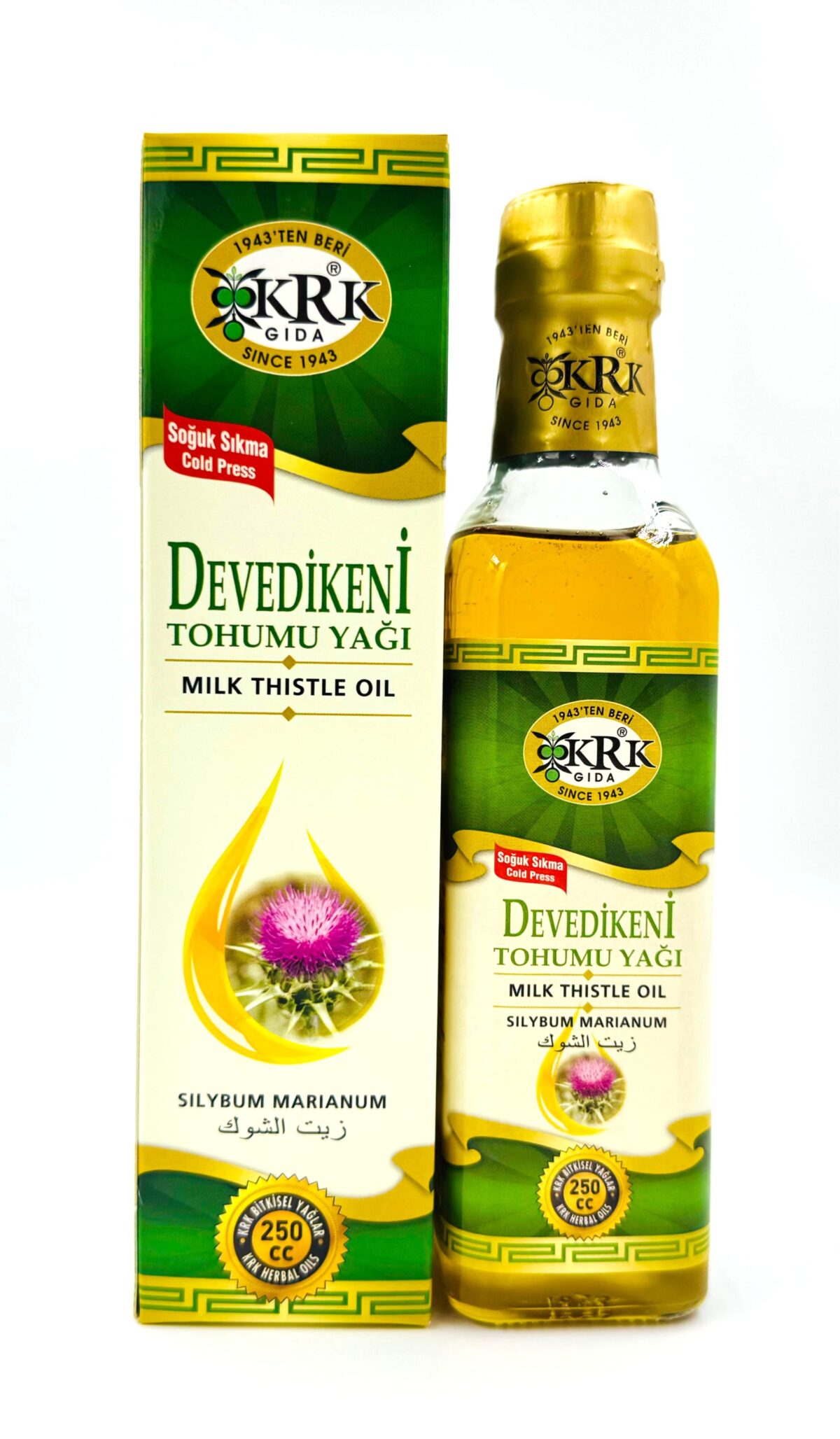 KRK GIDA DEVEDİKENİ TOHUMU YAĞI 250CC - Görsel 1