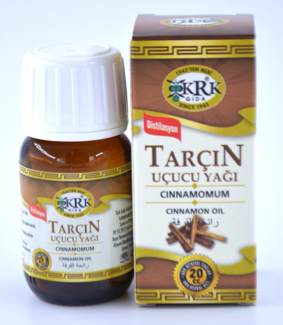 KRK GIDA TARÇIN UÇUCU YAĞI 20CC - Görsel 1