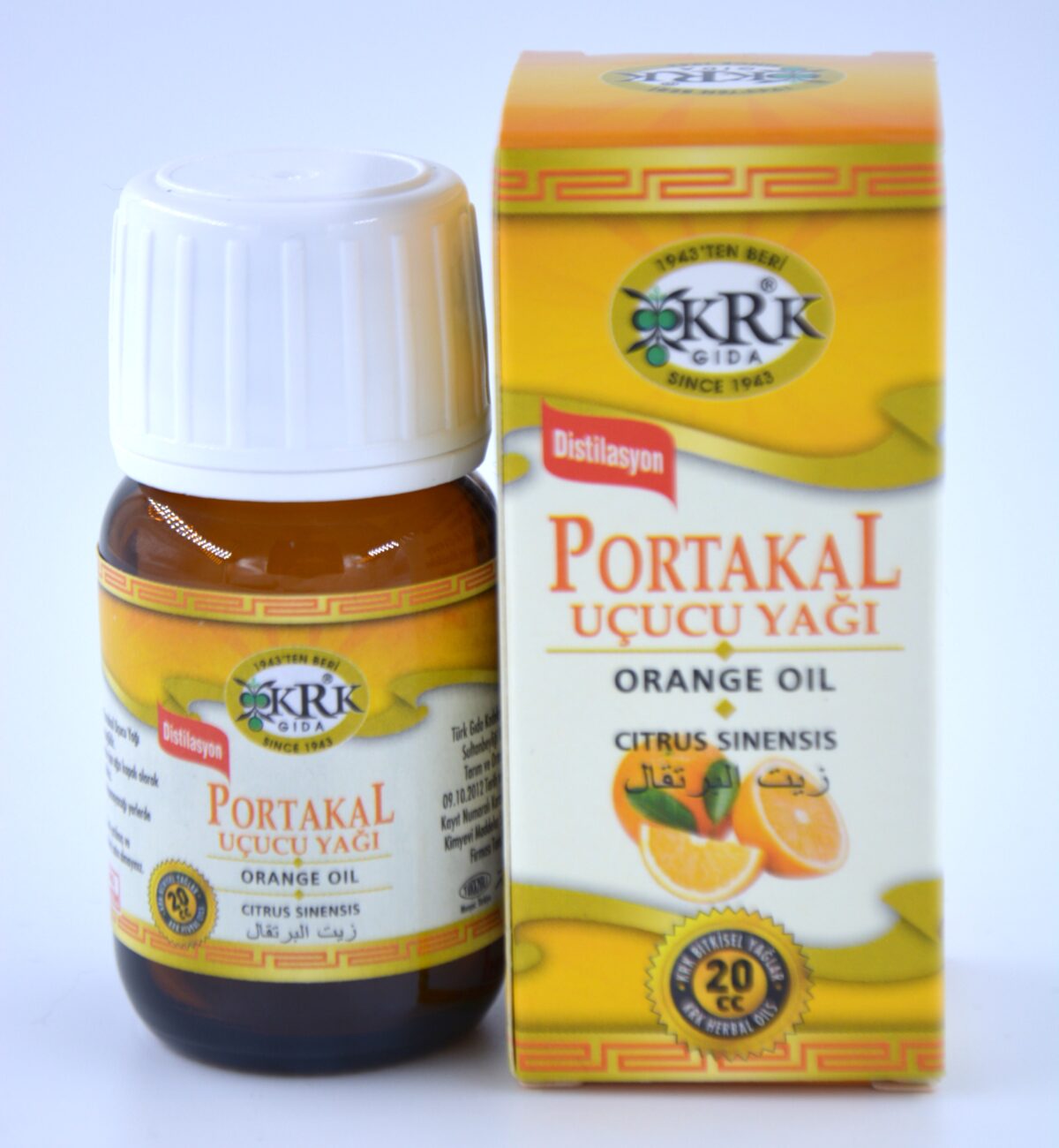 KRK GIDA PORTAKAL UÇUCU YAĞI 20CC - Görsel 1