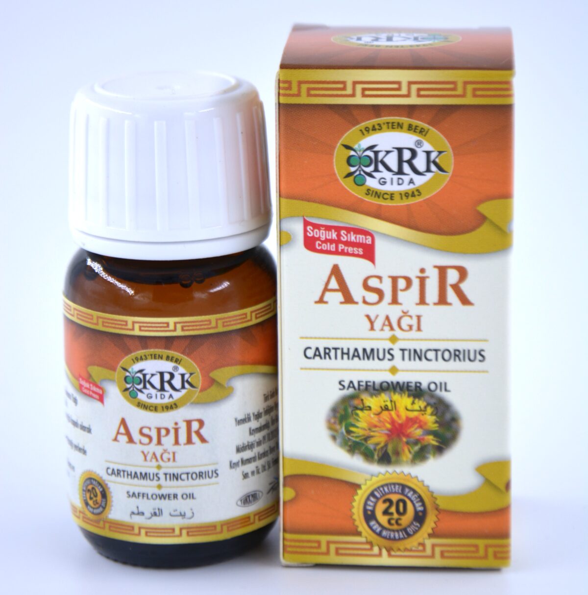 KRK GIDA ASPİR TOHUMU YAĞI 20CC - Görsel 1