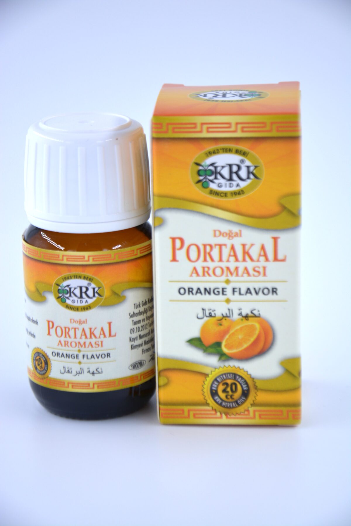 KRK GIDA PORTAKAL AROMASI 20CC - Görsel 1