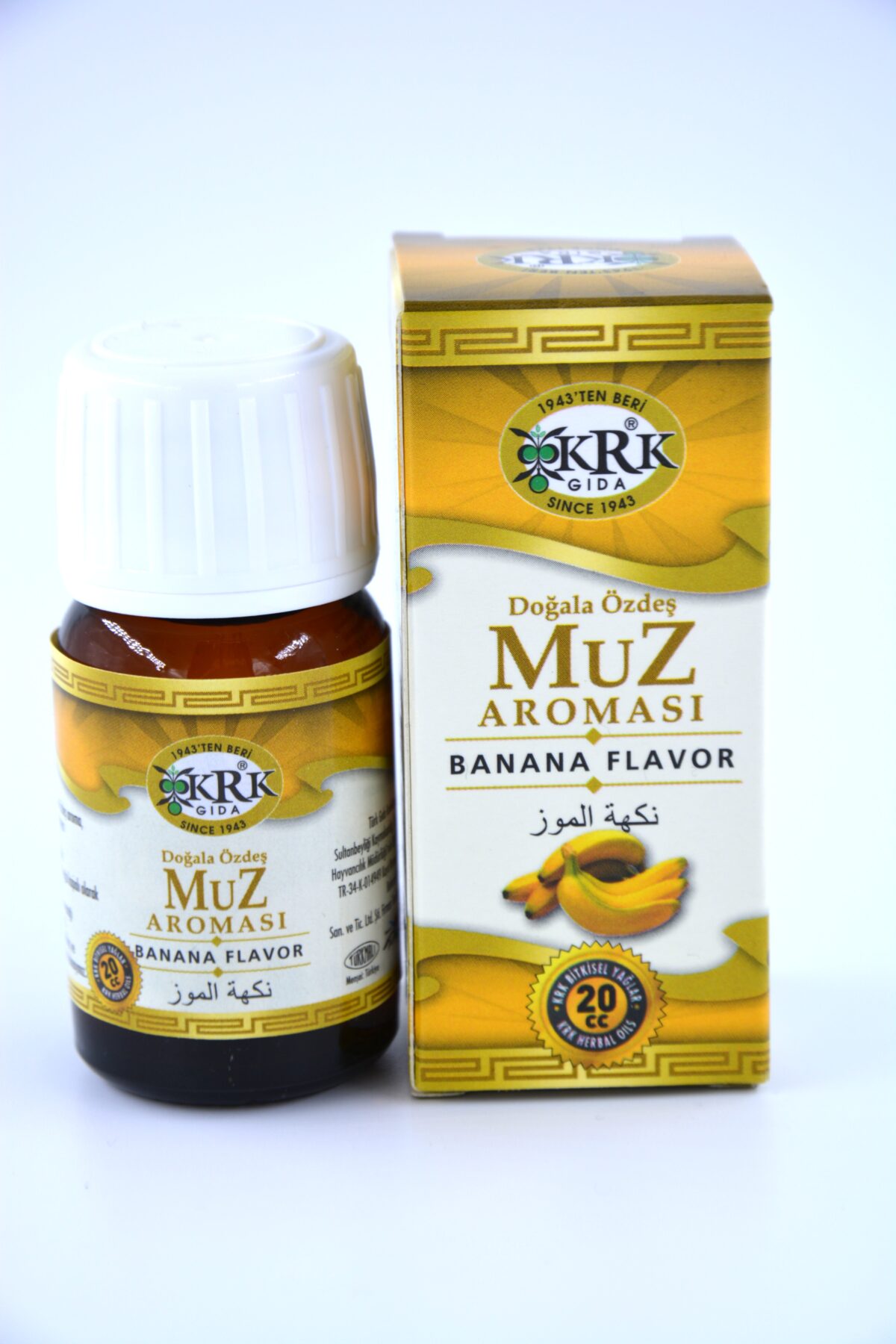 KRK GIDA MUZ AROMASI 20CC - Görsel 1
