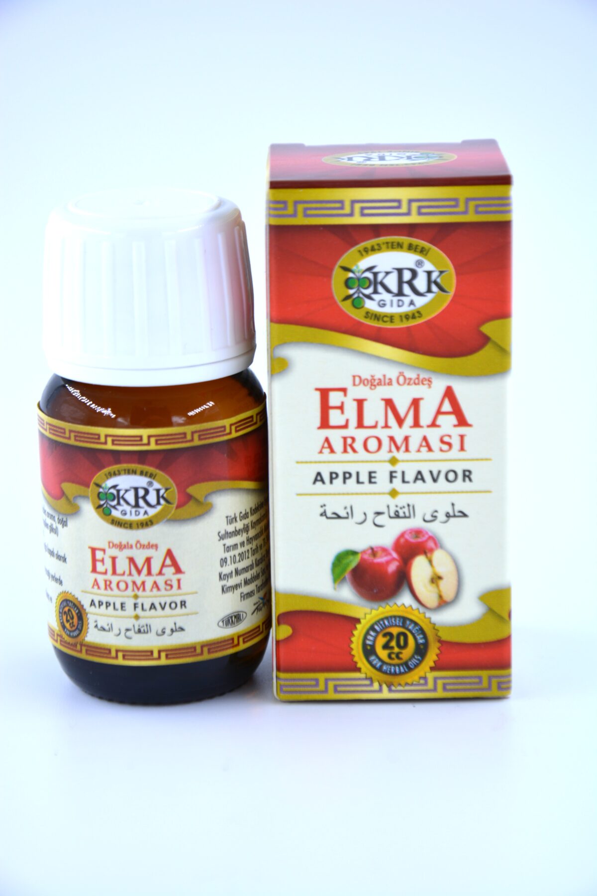 KRK GIDA ELMA AROMASI 20CC - Görsel 1