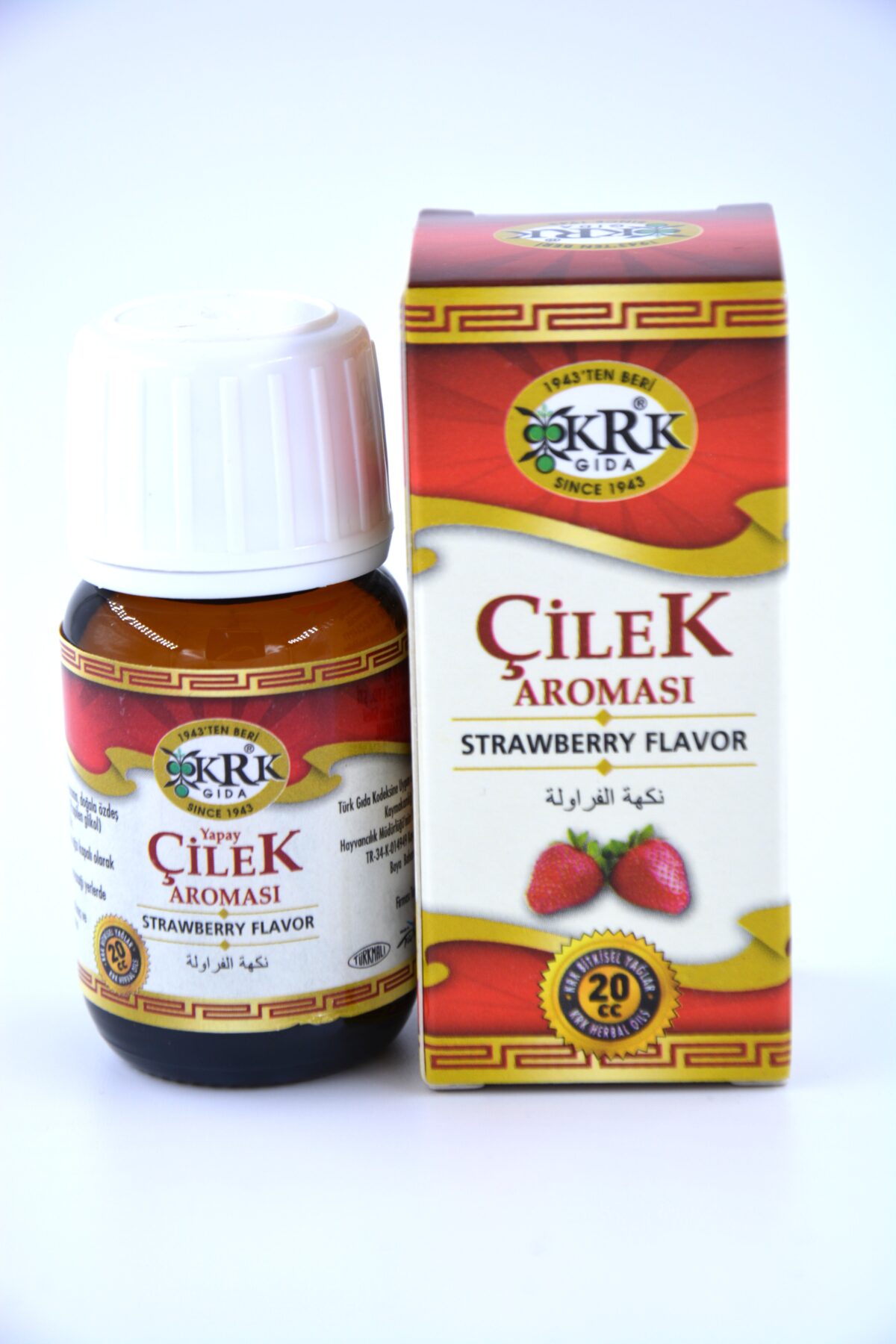 KRK GIDA ÇİLEK AROMASI 20CC - Görsel 1