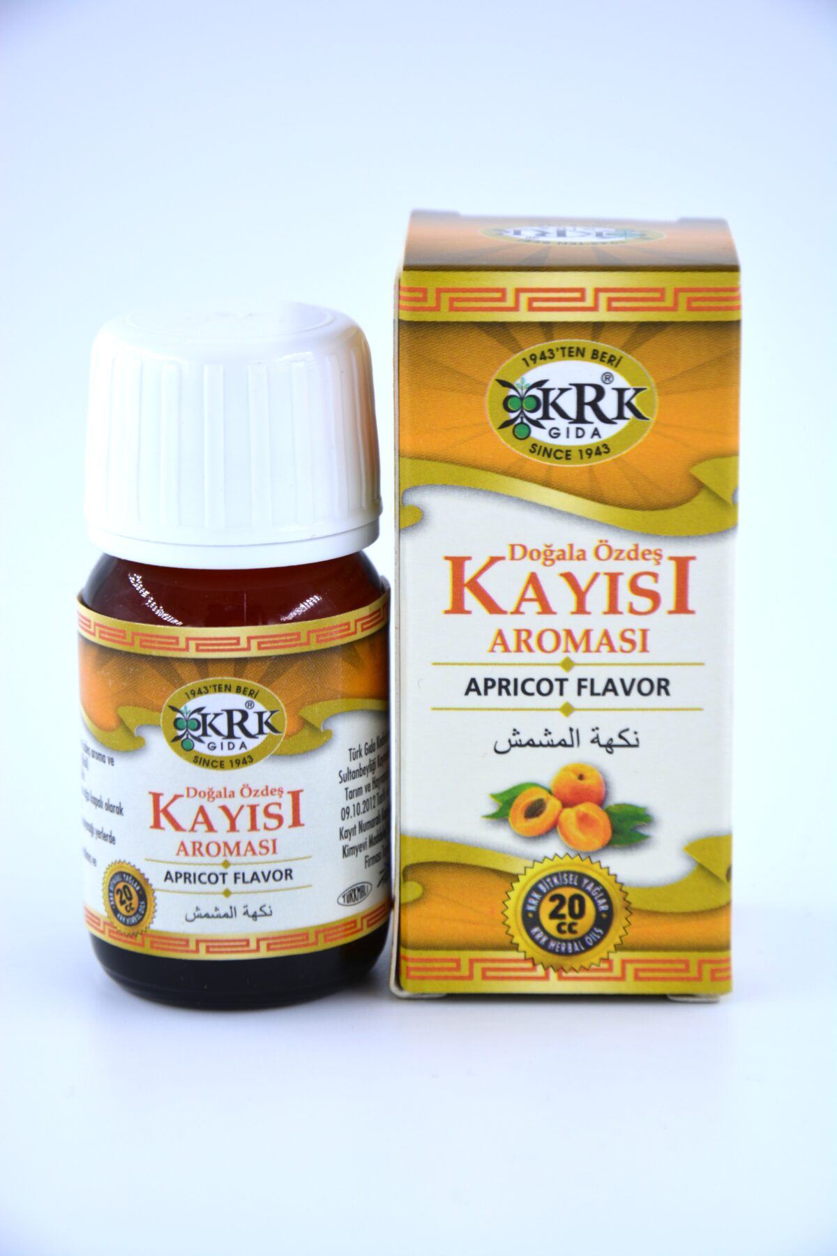 KRK GIDA KAYISI AROMASI 20CC - Görsel 1