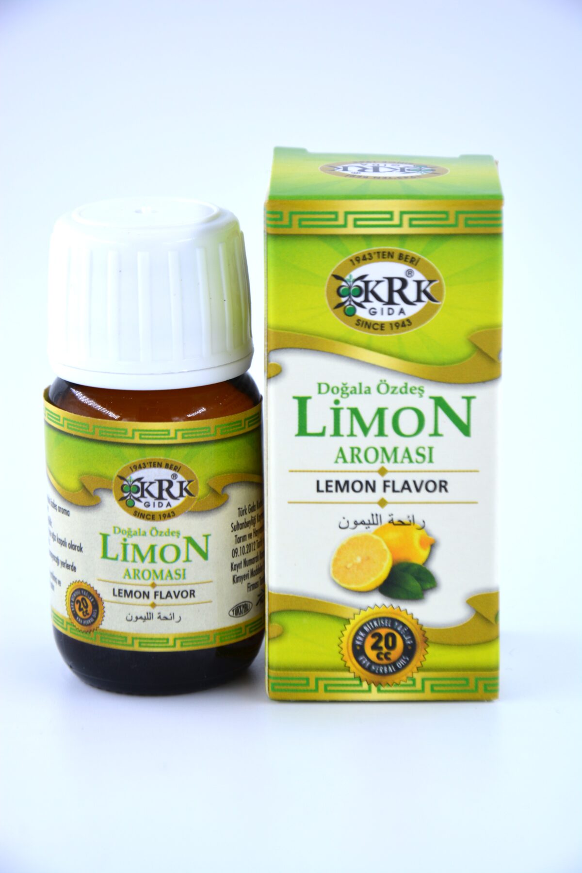 KRK GIDA LİMON AROMASI 20CC - Görsel 1