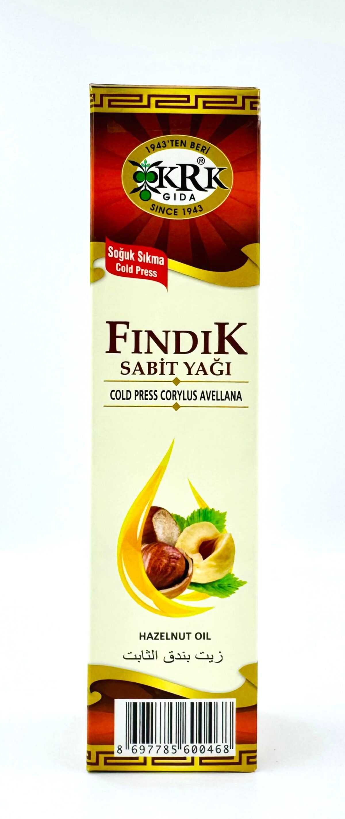 KRK GIDA FINDIK YAĞI 250CC - Görsel 3
