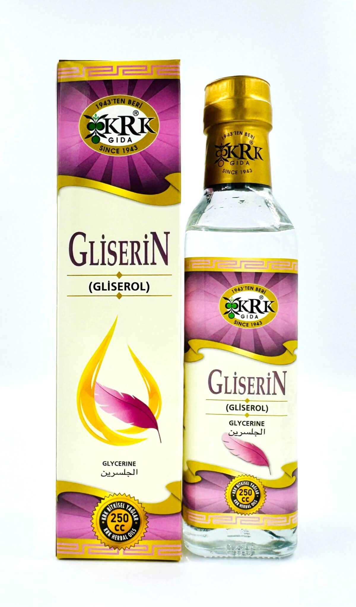 KRK GIDA GLİSERİN (GLYCERIN) 250CC - Görsel 1