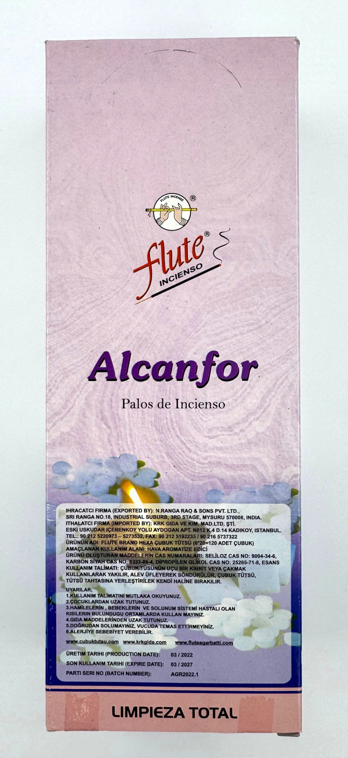 FLUTE ÇUBUK TÜTSÜ CAMPHOR - Görsel 2