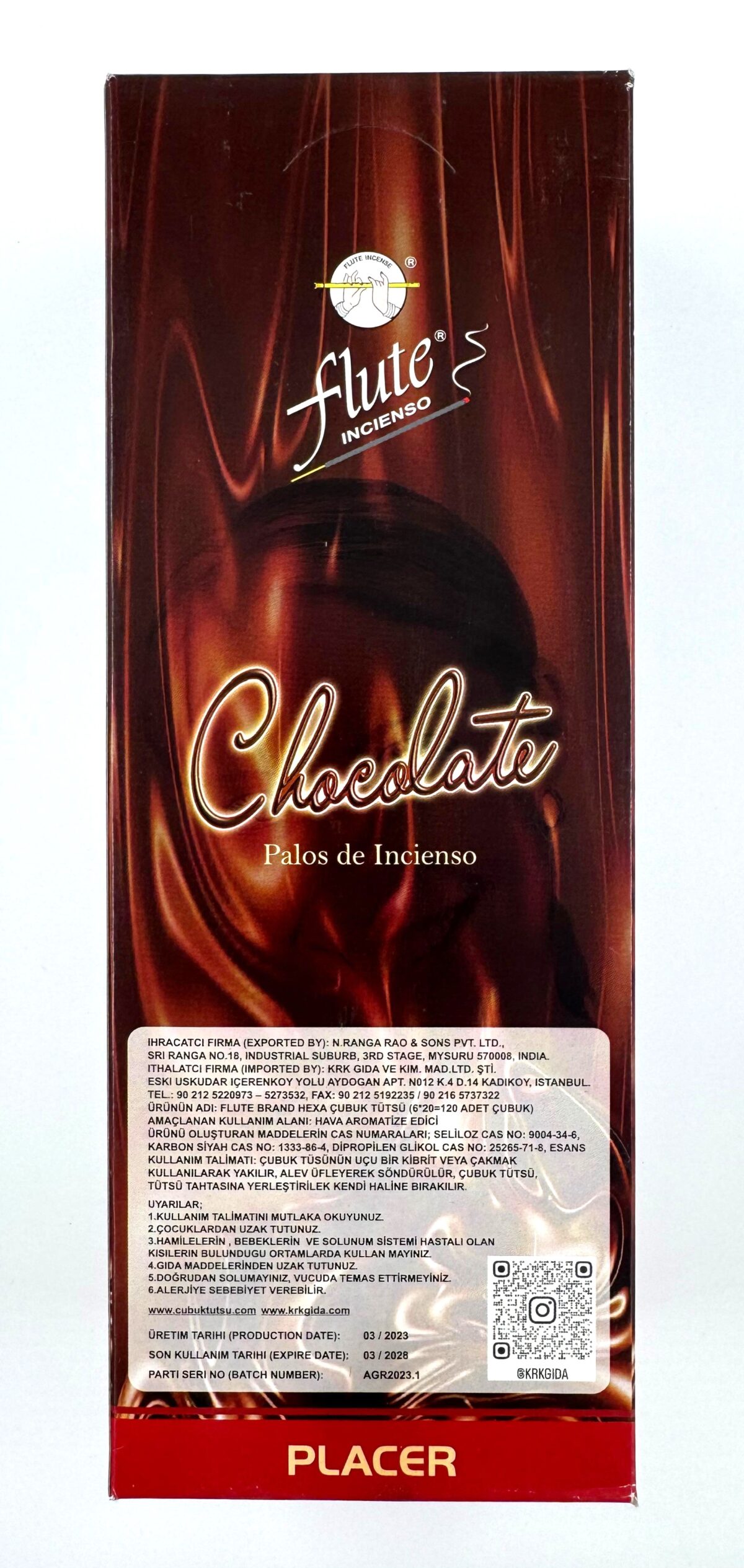 FLUTE ÇUBUK TÜTSÜ CHOCOLATE - Görsel 2