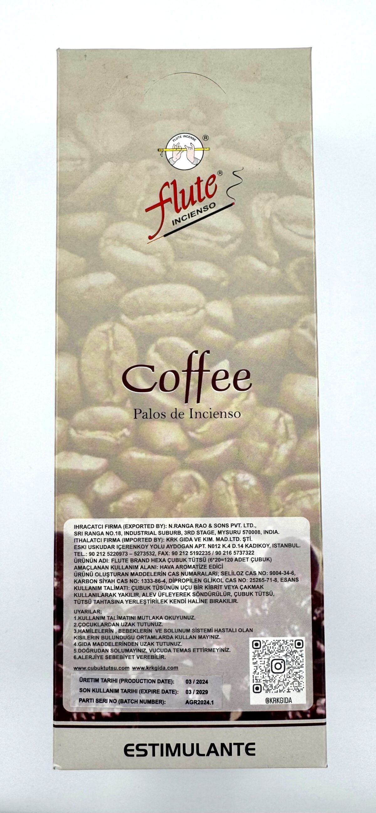 FLUTE ÇUBUK TÜTSÜ COFFEE - Görsel 3
