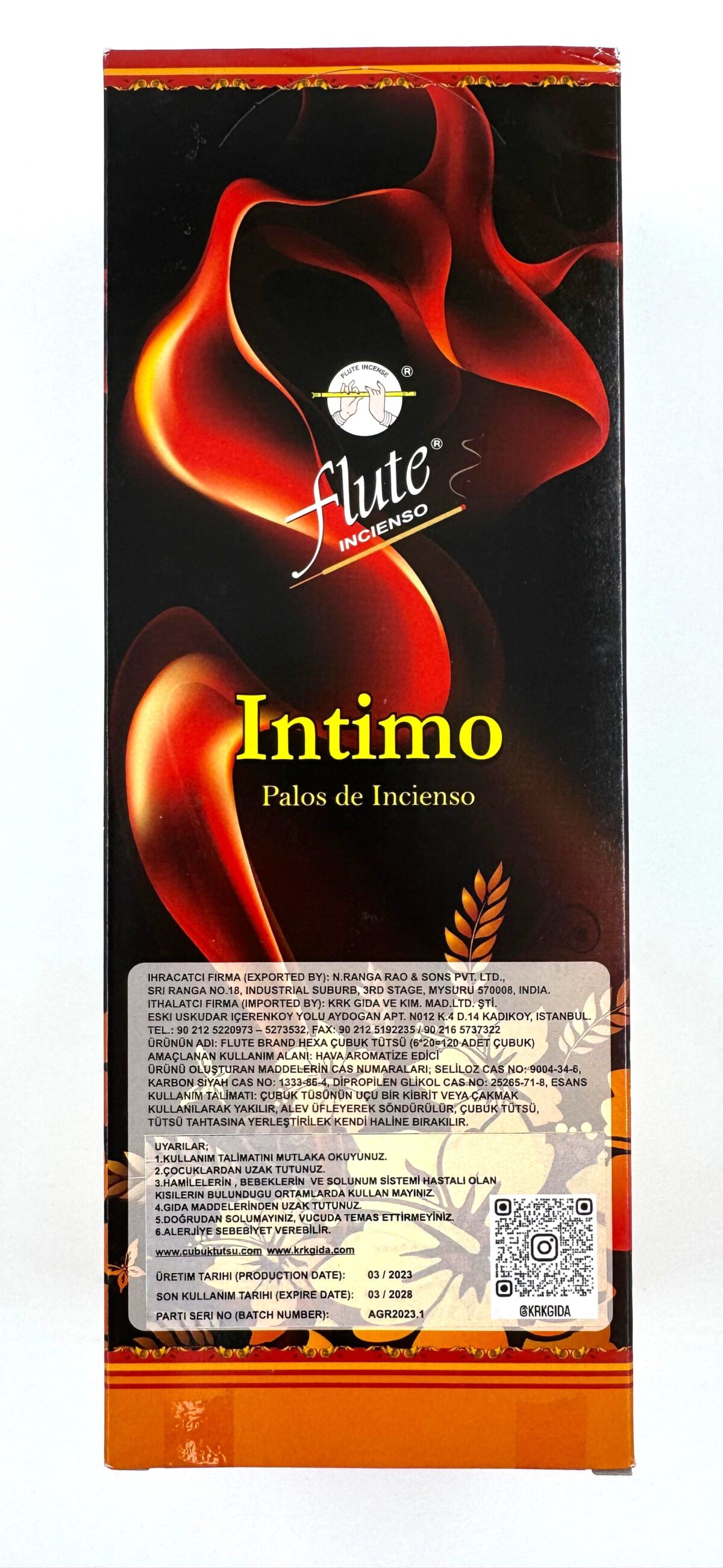 FLUTE ÇUBUK TÜTSÜ INTIMATE - Görsel 1