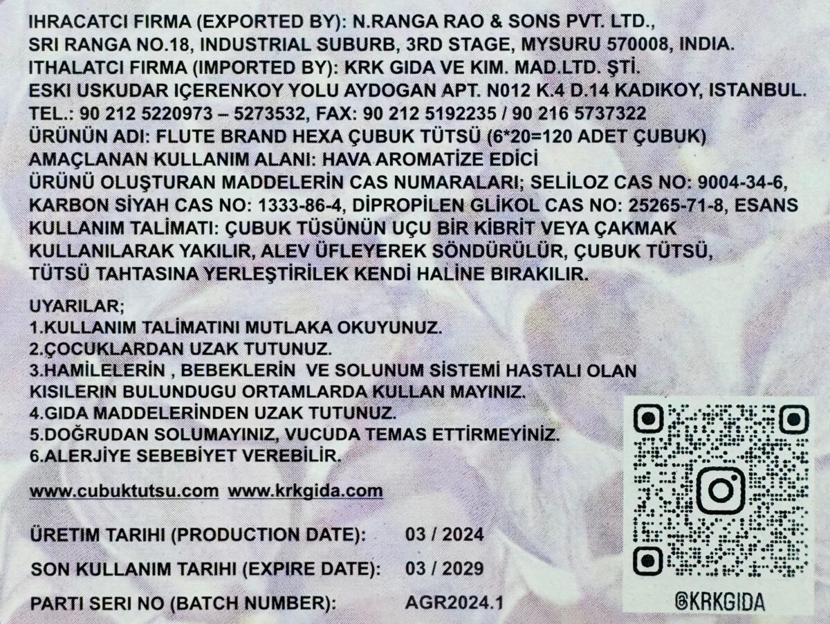 FLUTE ÇUBUK TÜTSÜ LILAC - Görsel 3