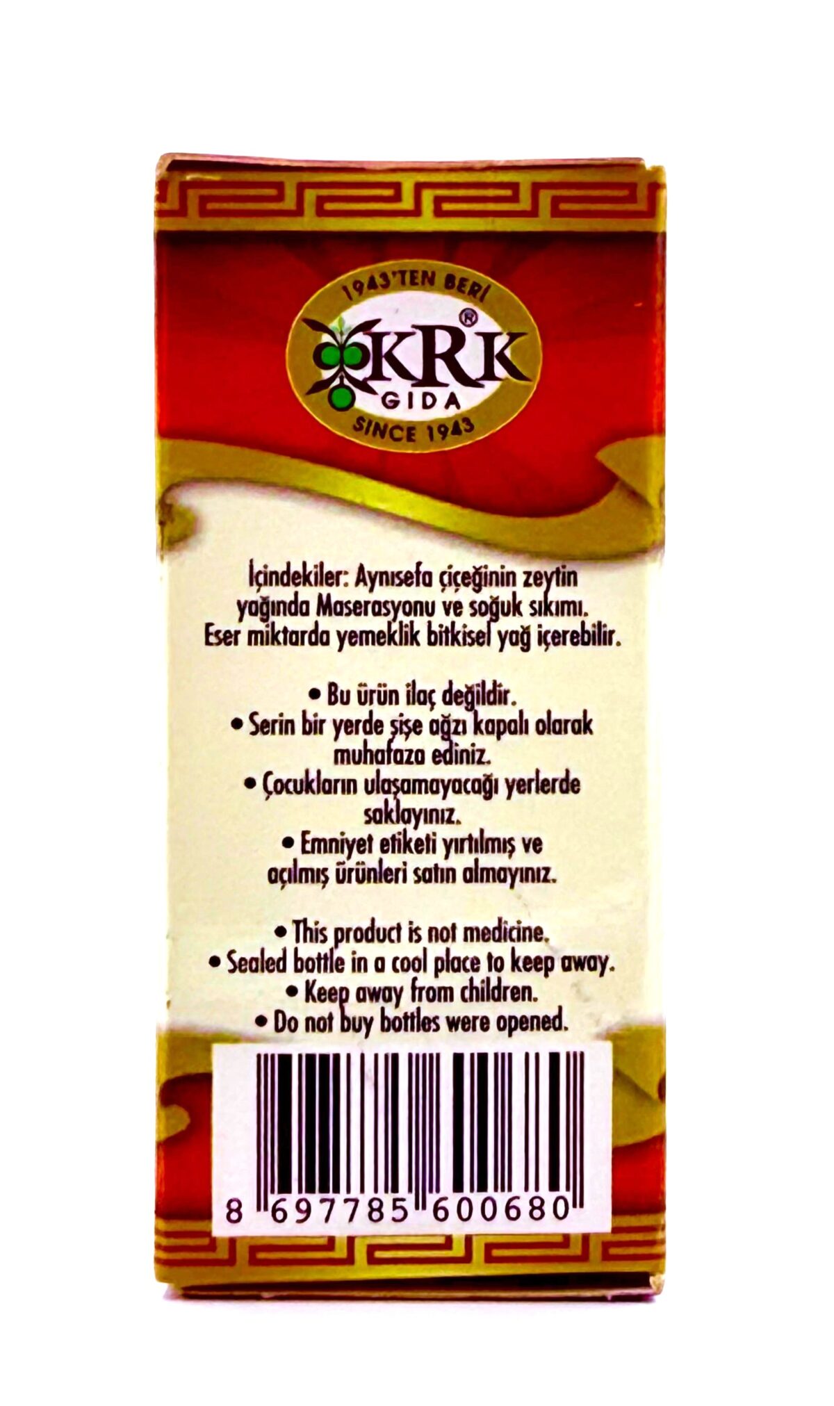 KRK GIDA AYNI SEFA YAĞI 20CC - Görsel 2