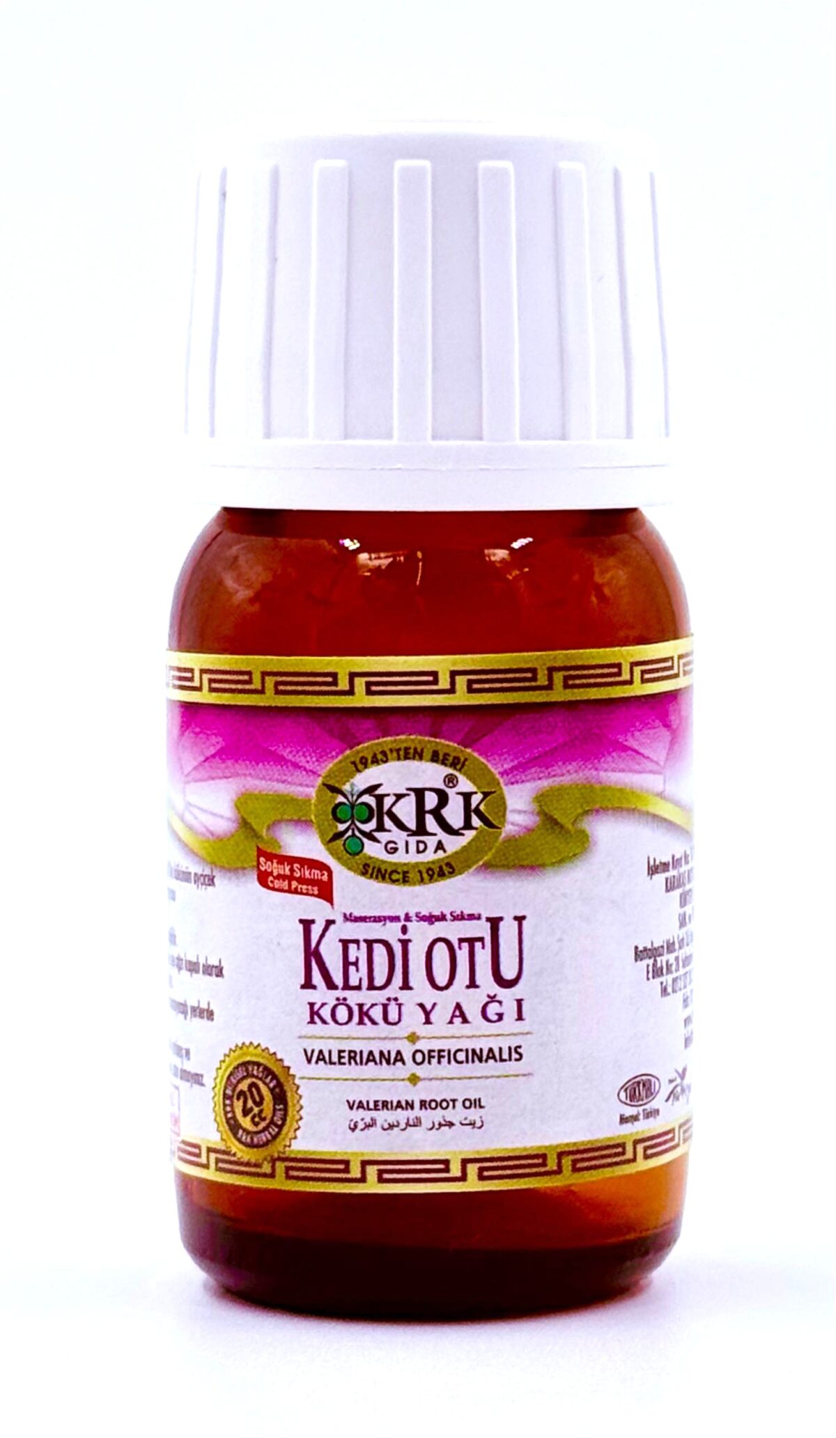 KRK GIDA KEDİ OTU KÖKÜ YAĞI 20CC - Görsel 2