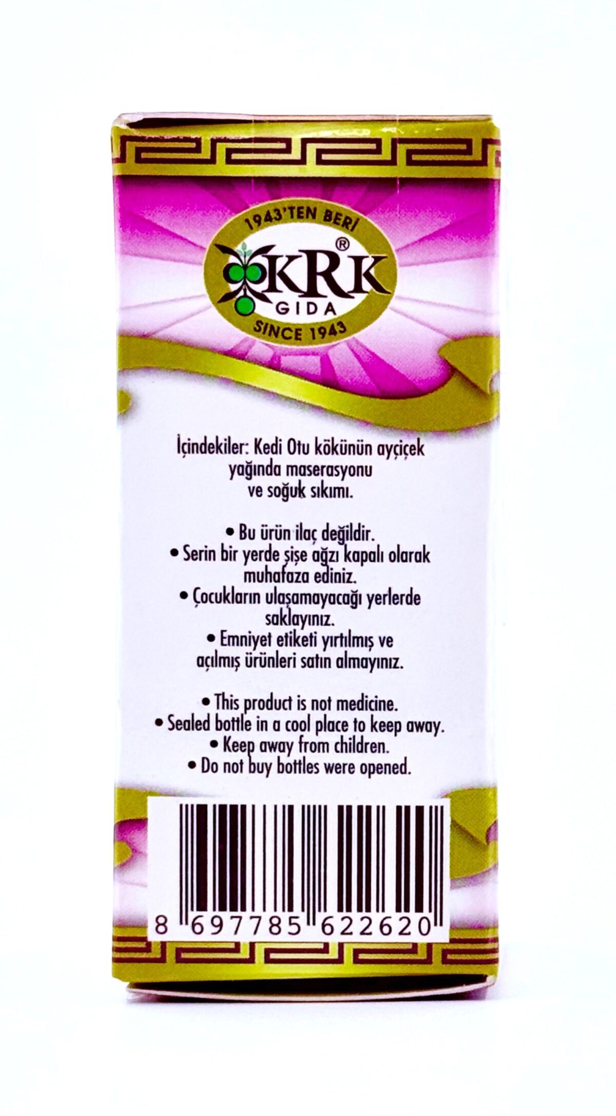 KRK GIDA KEDİ OTU KÖKÜ YAĞI 20CC - Görsel 3