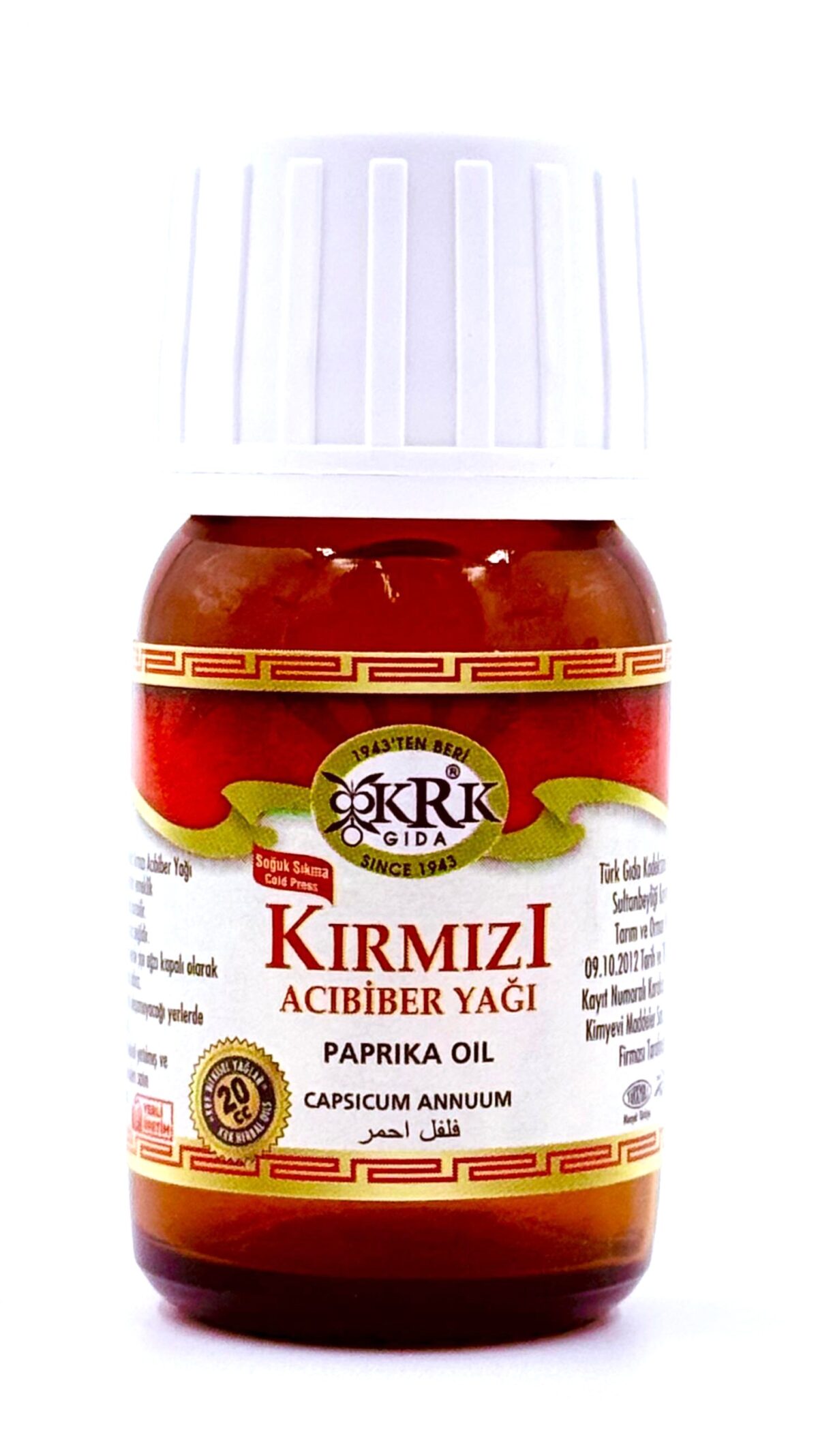 KRK GIDA KIRMIZI ACI BİBER YAĞI 20CC - Görsel 3