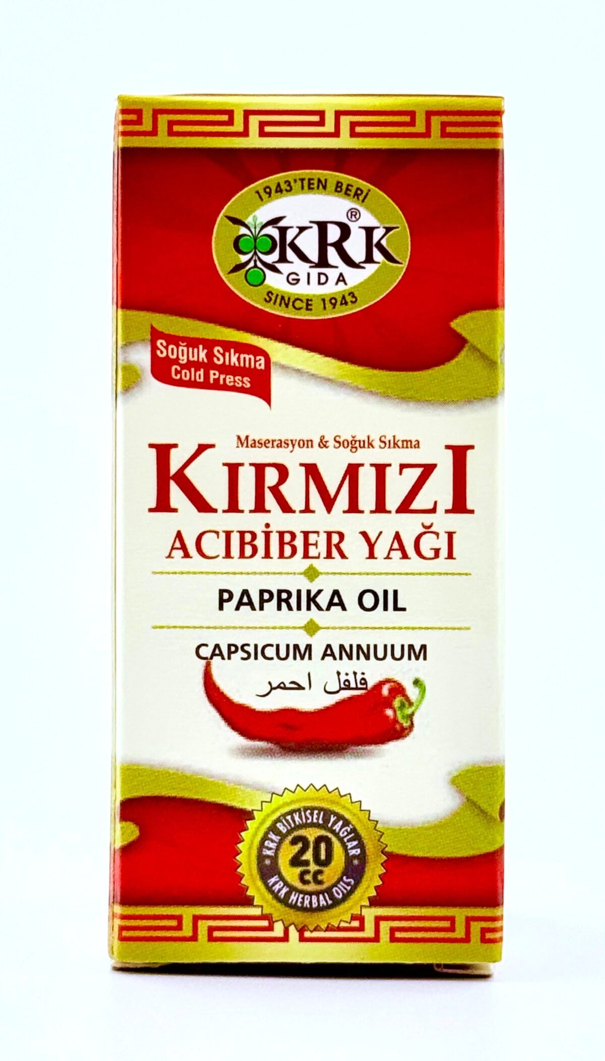 KRK GIDA KIRMIZI ACI BİBER YAĞI 20CC - Görsel 4