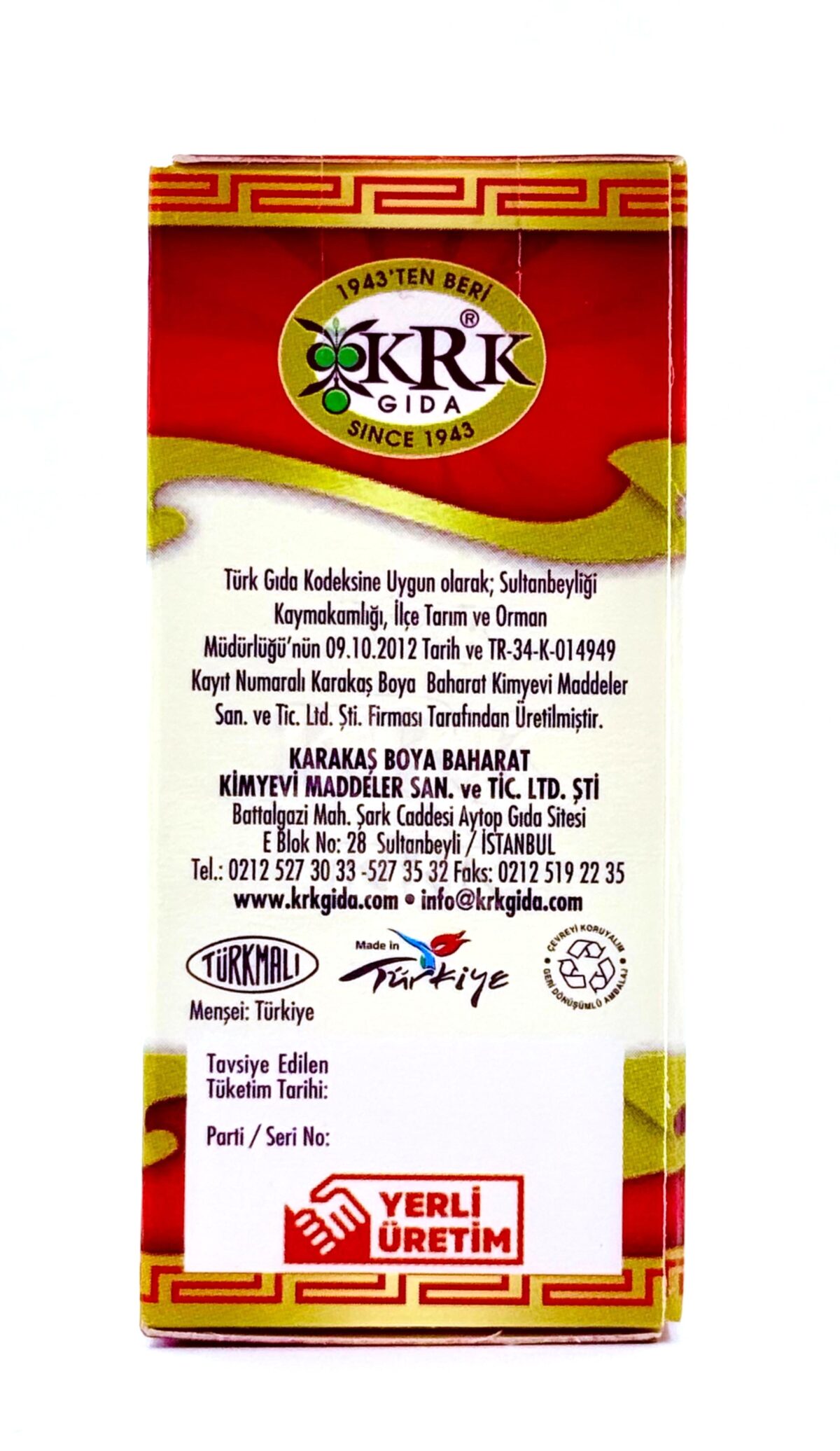 KRK GIDA KIRMIZI ACI BİBER YAĞI 20CC - Görsel 2