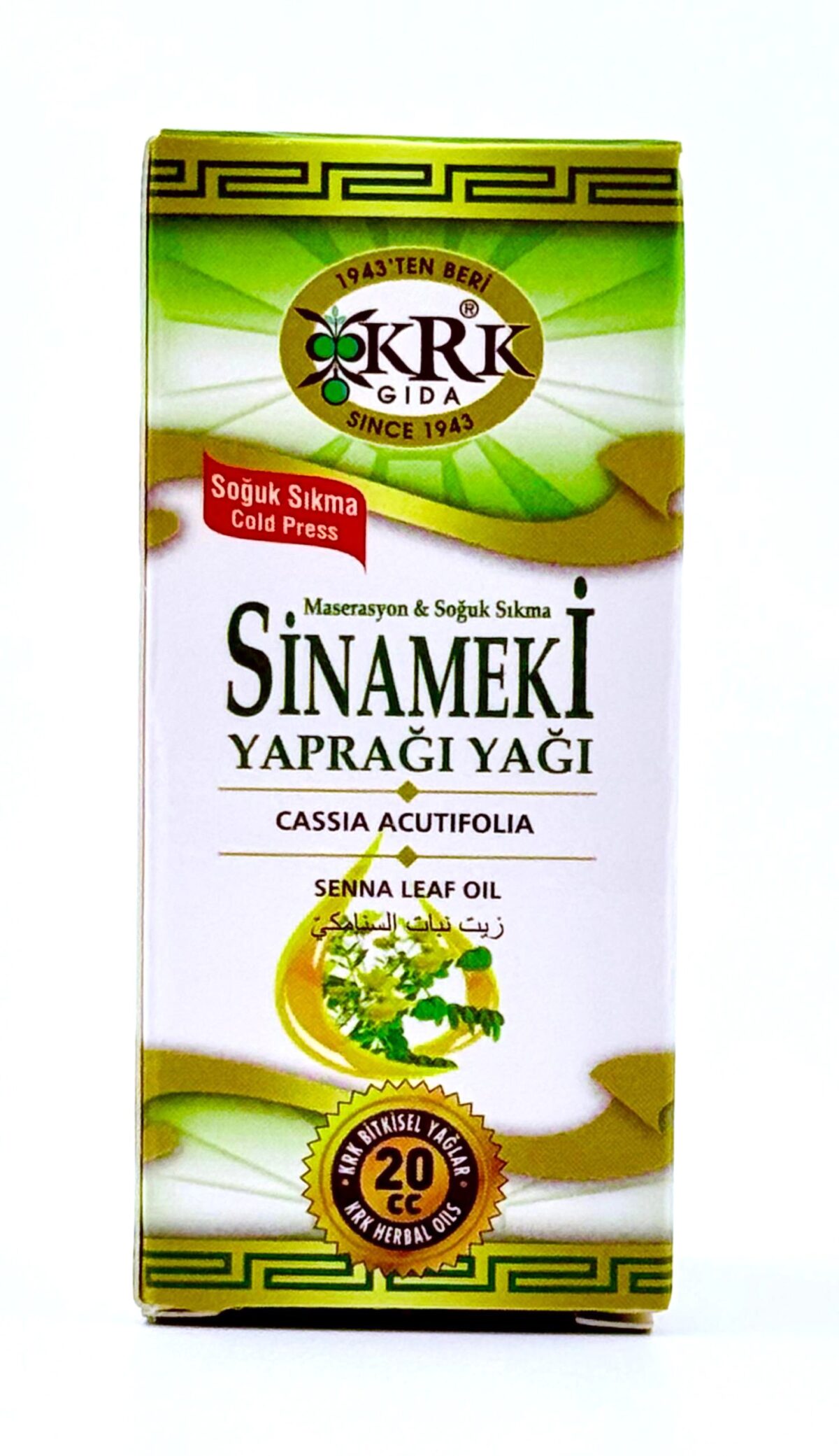 KRK GIDA SİNAMEKİ YAPRAĞI YAĞI 20CC - Görsel 3