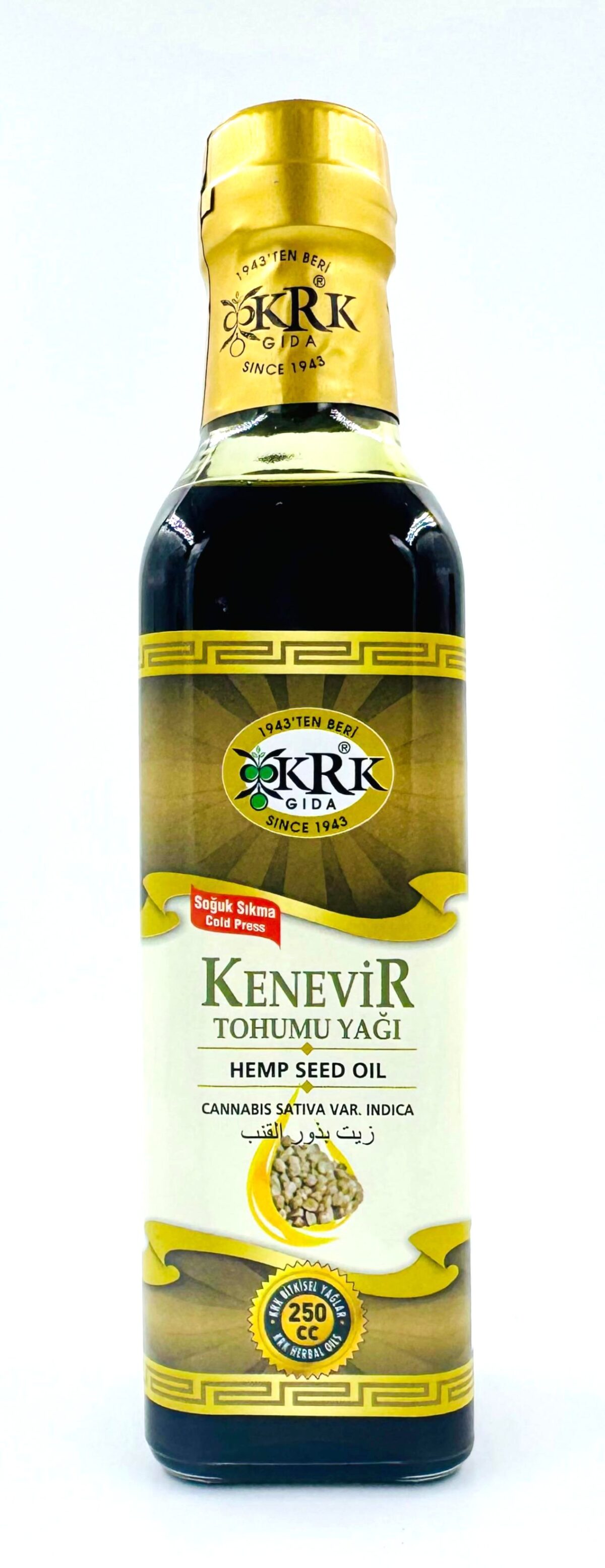 KRK GIDA KENEVİR TOHUMU YAĞI 250CC - Görsel 2