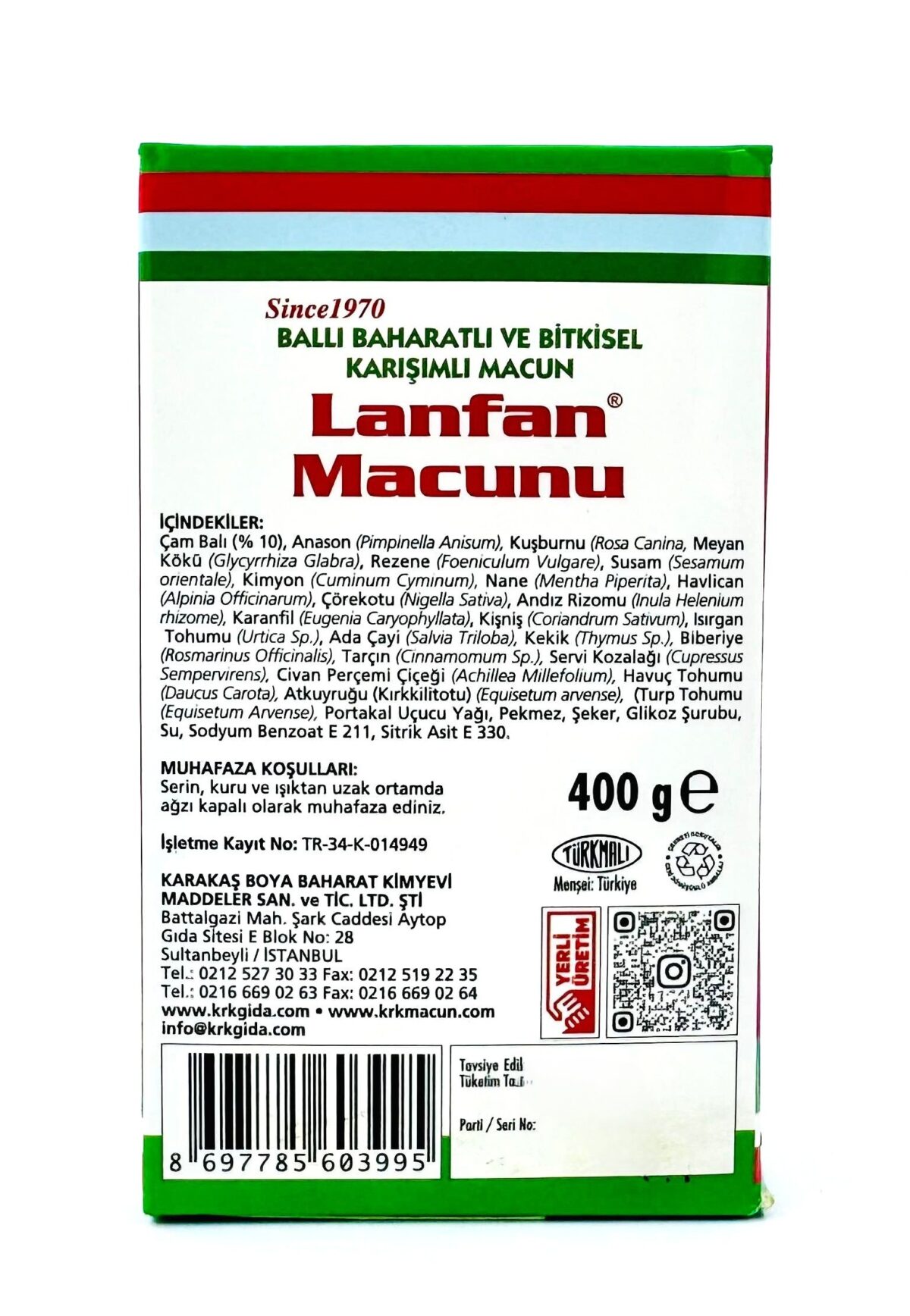 KRK GIDA LANFAN MACUNU - Görsel 5