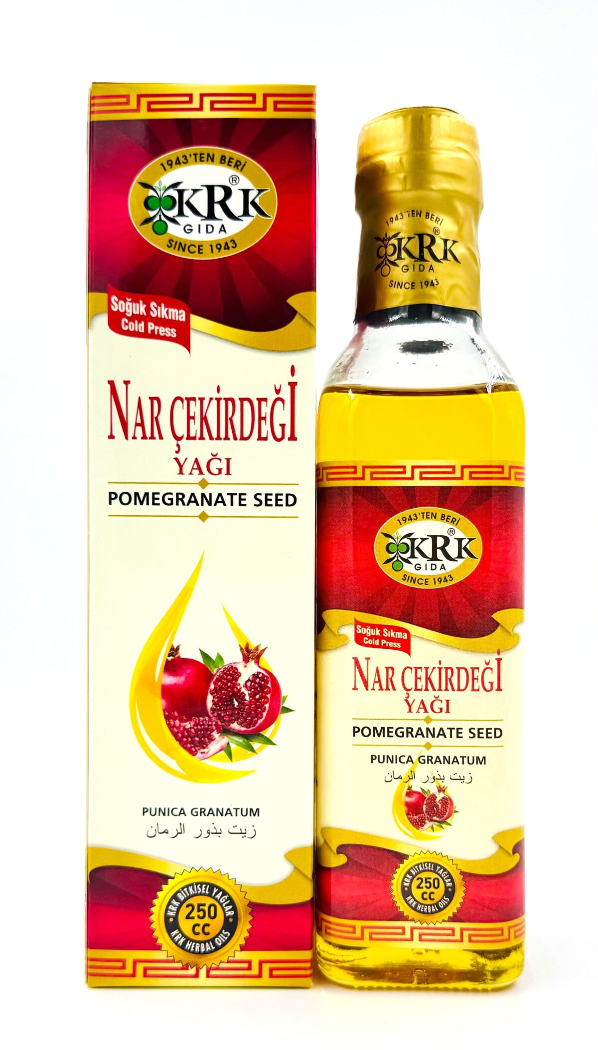 KRK GIDA NAR ÇEKİRDEĞİ YAĞI 250CC - Görsel 1