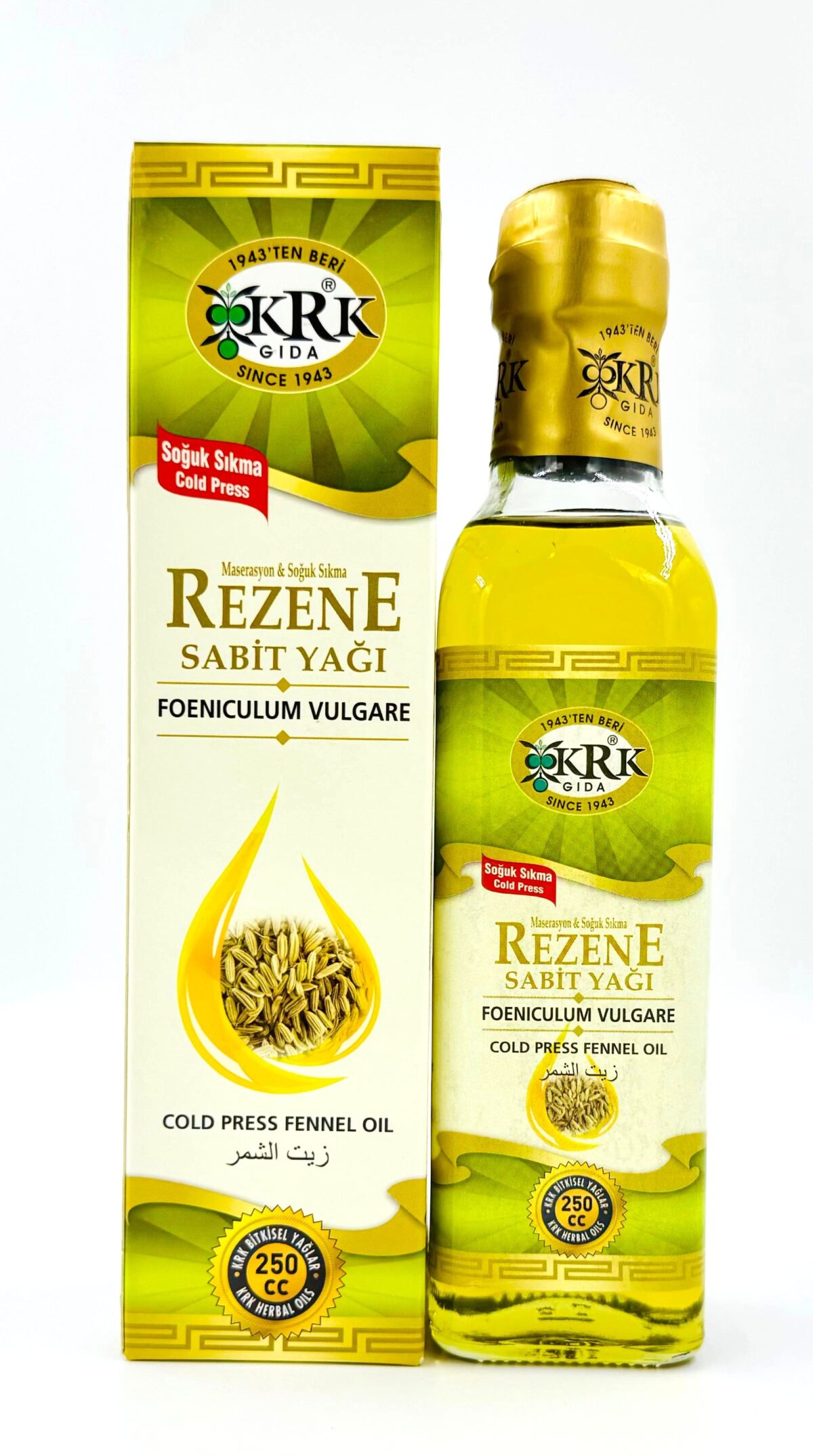 KRK GIDA REZENE YAĞI 250CC - Görsel 1