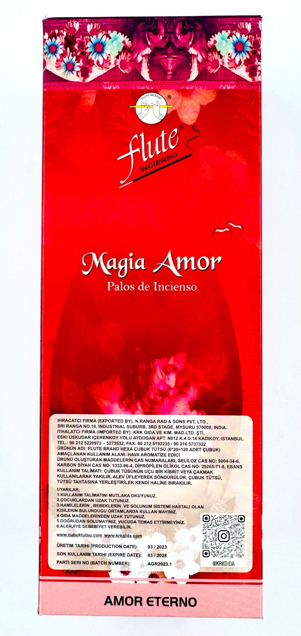 FLUTE ÇUBUK TÜTSÜ LOVE MACIG - Görsel 2