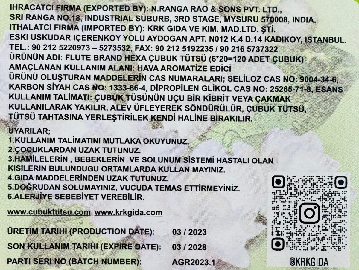 FLUTE ÇUBUK TÜTSÜ MOGRA - Görsel 2
