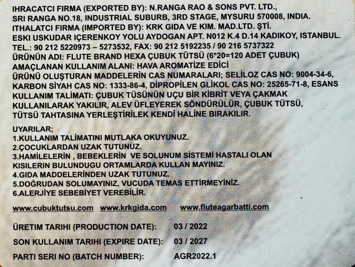 FLUTE ÇUBUK TÜTSÜ MUSK - Görsel 2