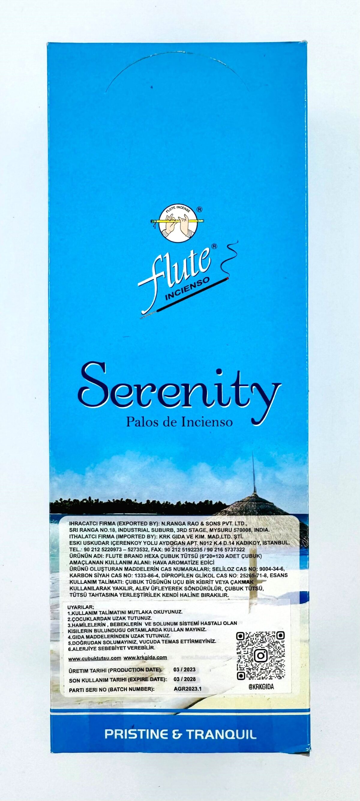 FLUTE ÇUBUK TÜTSÜ SERENITY - Görsel 2