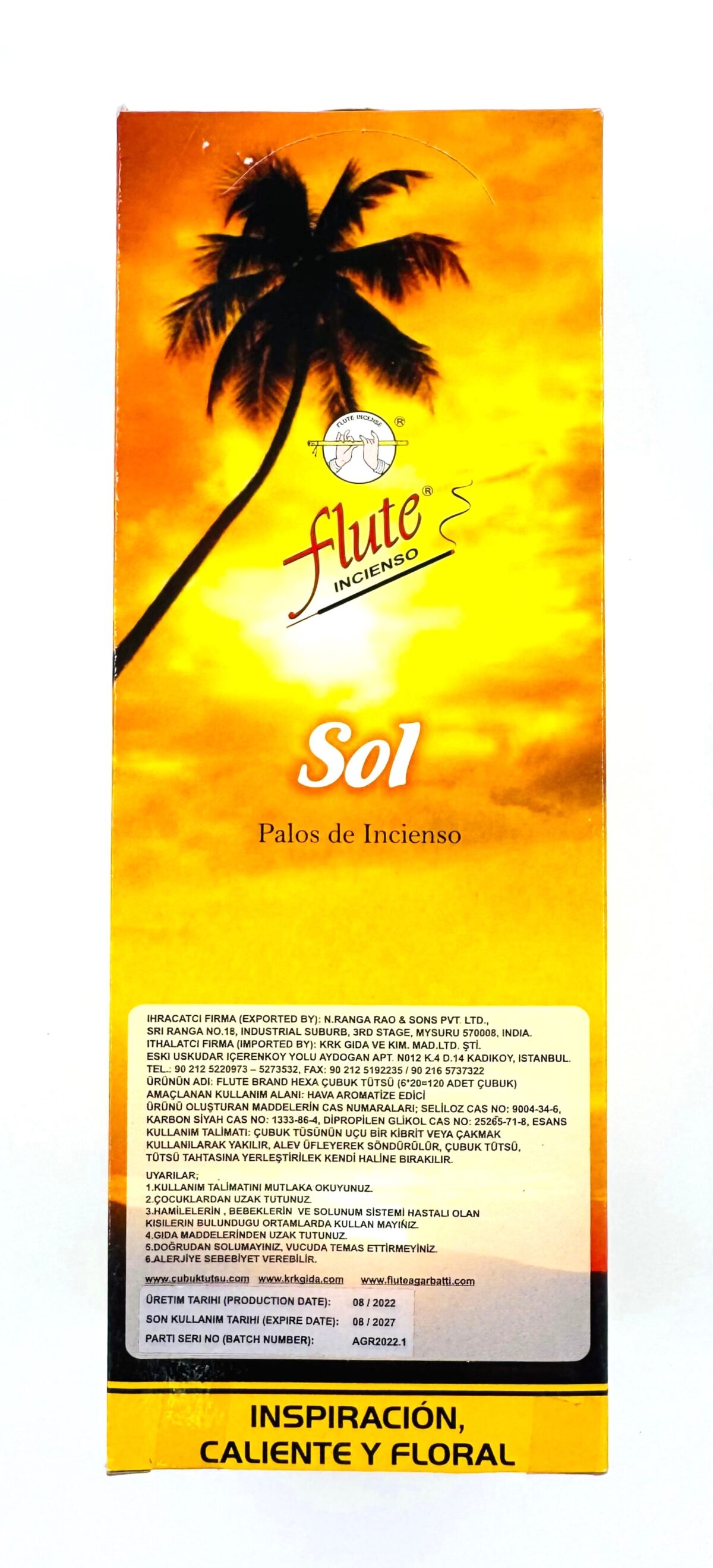 FLUTE ÇUBUK TÜTSÜ THE SUN - Görsel 2