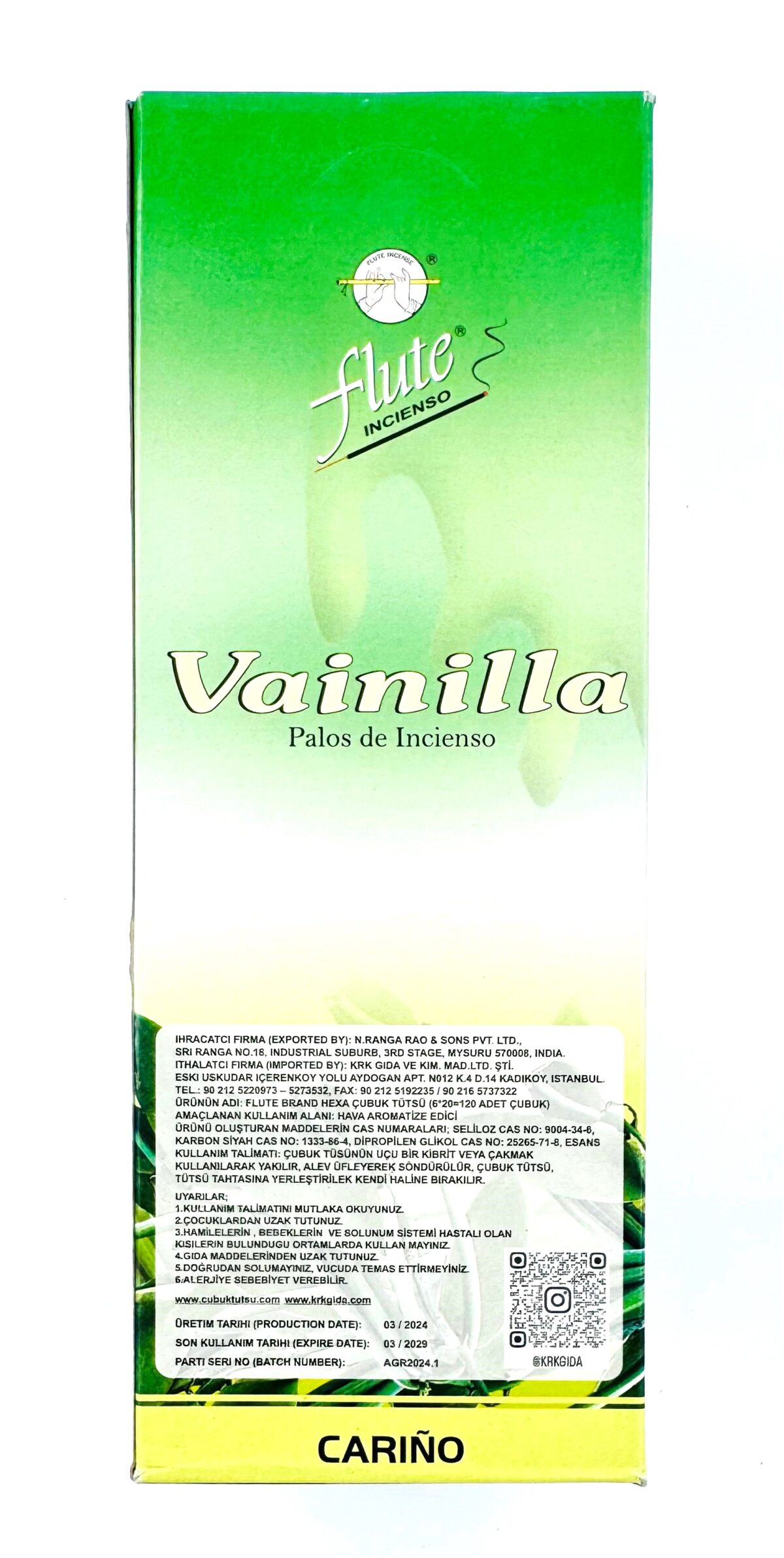 FLUTE ÇUBUK TÜTSÜ VANILLA - Görsel 3