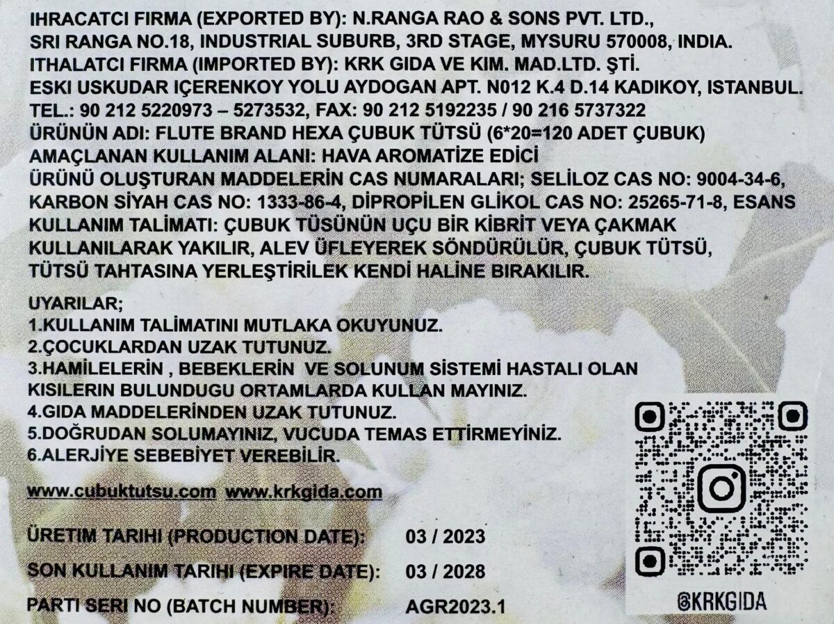 FLUTE ÇUBUK TÜTSÜ WHITE ROSE - Görsel 3