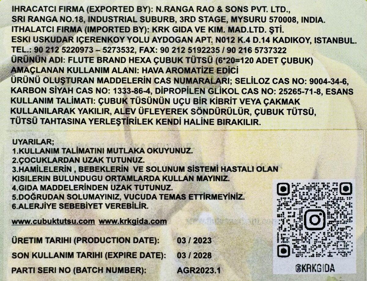 FLUTE ÇUBUK TÜTSÜ YLANG YLANG - Görsel 3