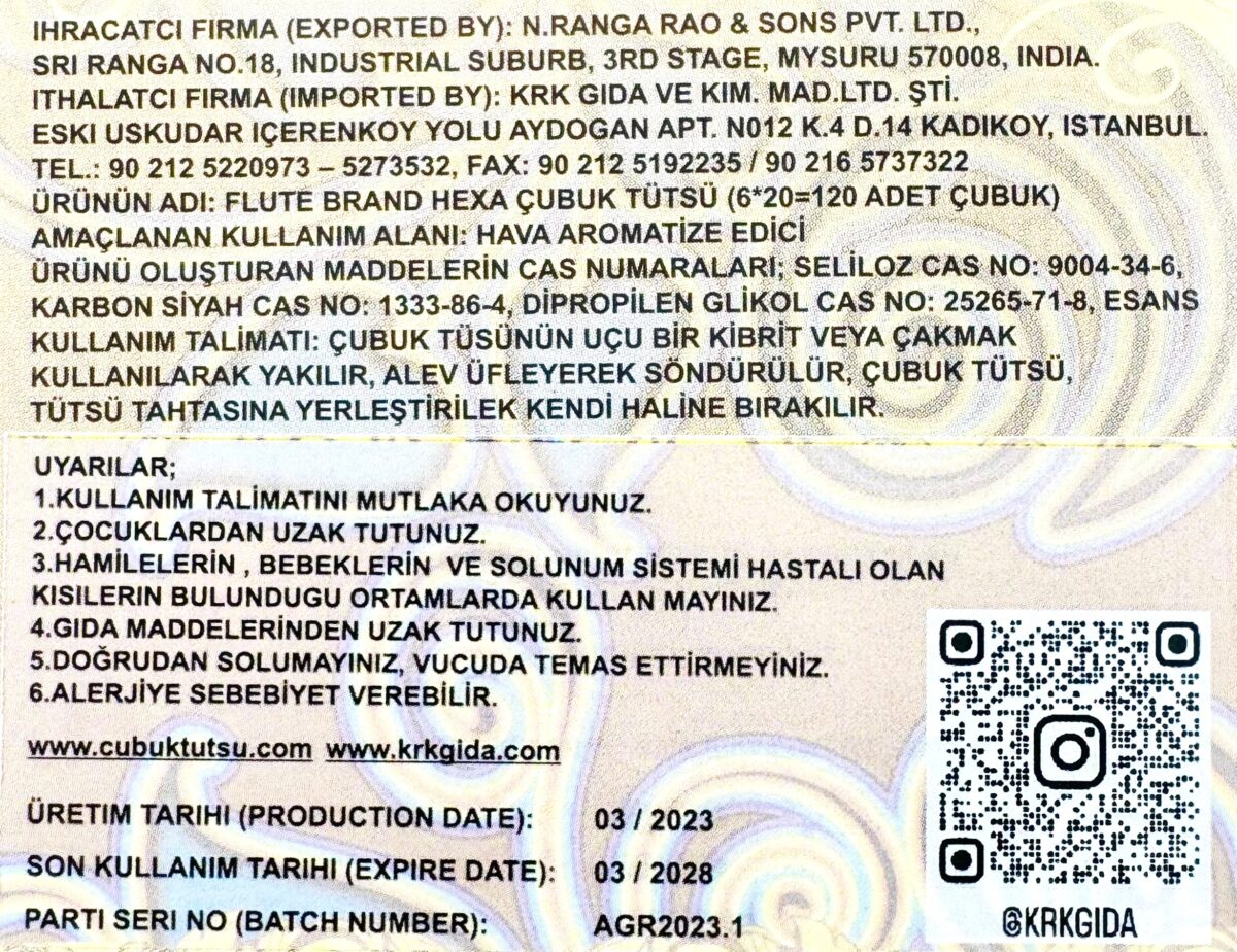 FLUTE ÇUBUK TÜTSÜ FANCY - Görsel 2