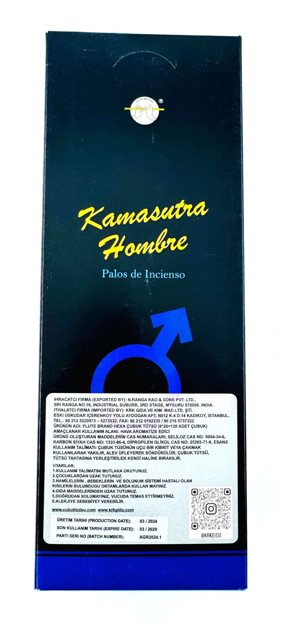 FLUTE ÇUBUK TÜTSÜ KAMASUTRA MAN - Görsel 2