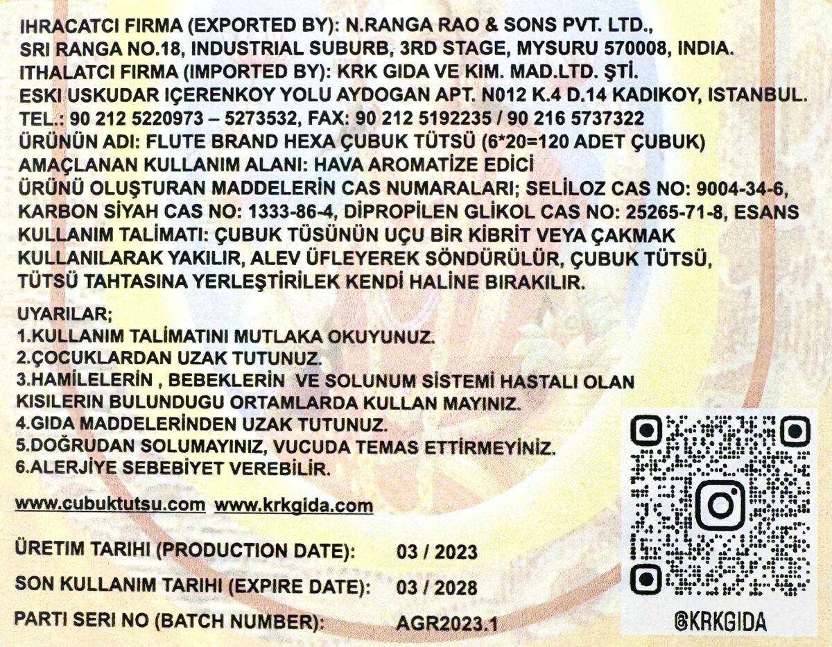 FLUTE ÇUBUK TÜTSÜ LAKSHMI - Görsel 2