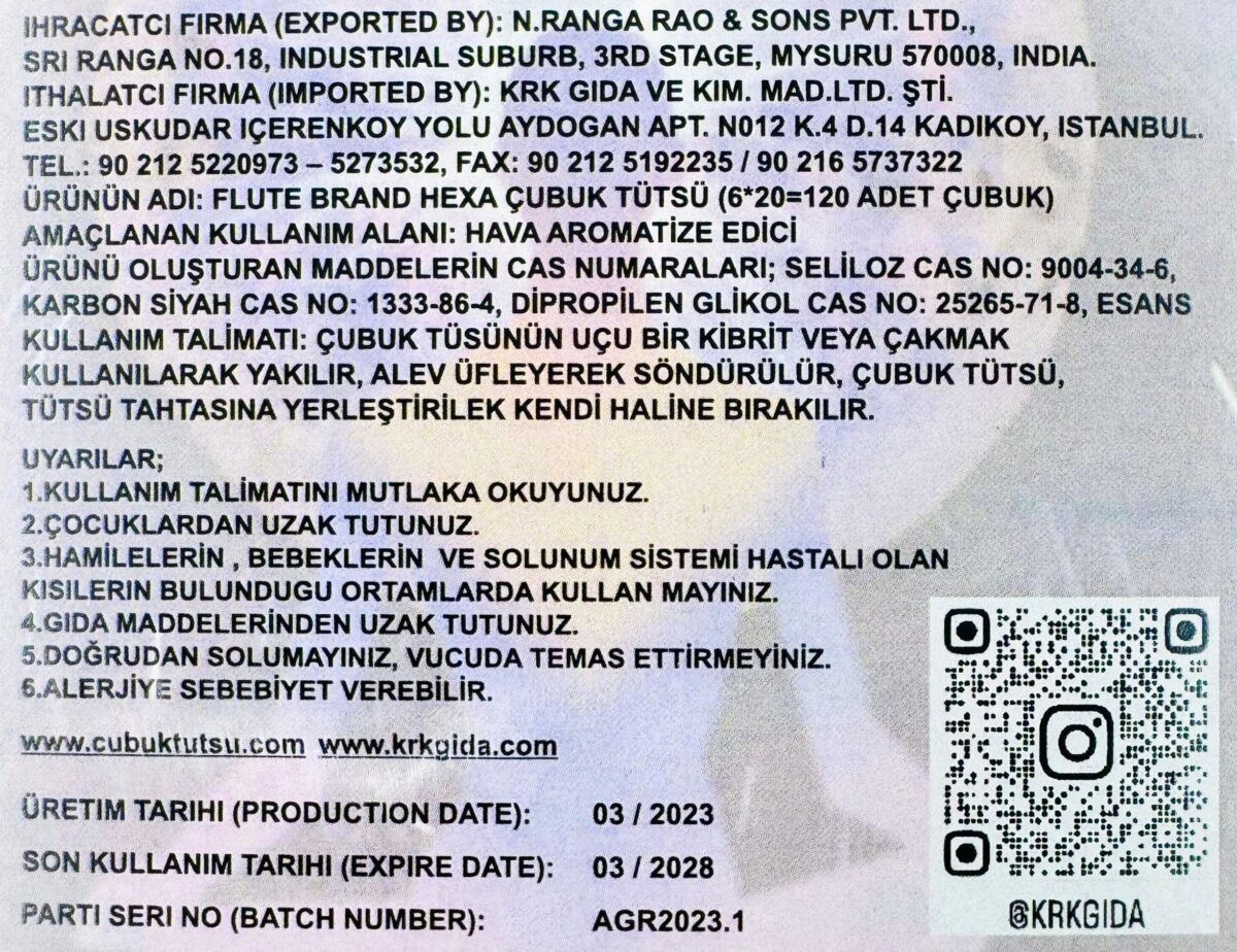 FLUTE ÇUBUK TÜTSÜ MACIG YOGA - Görsel 3