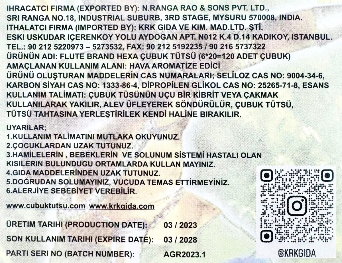FLUTE ÇUBUK TÜTSÜ OXOSSI - Görsel 2